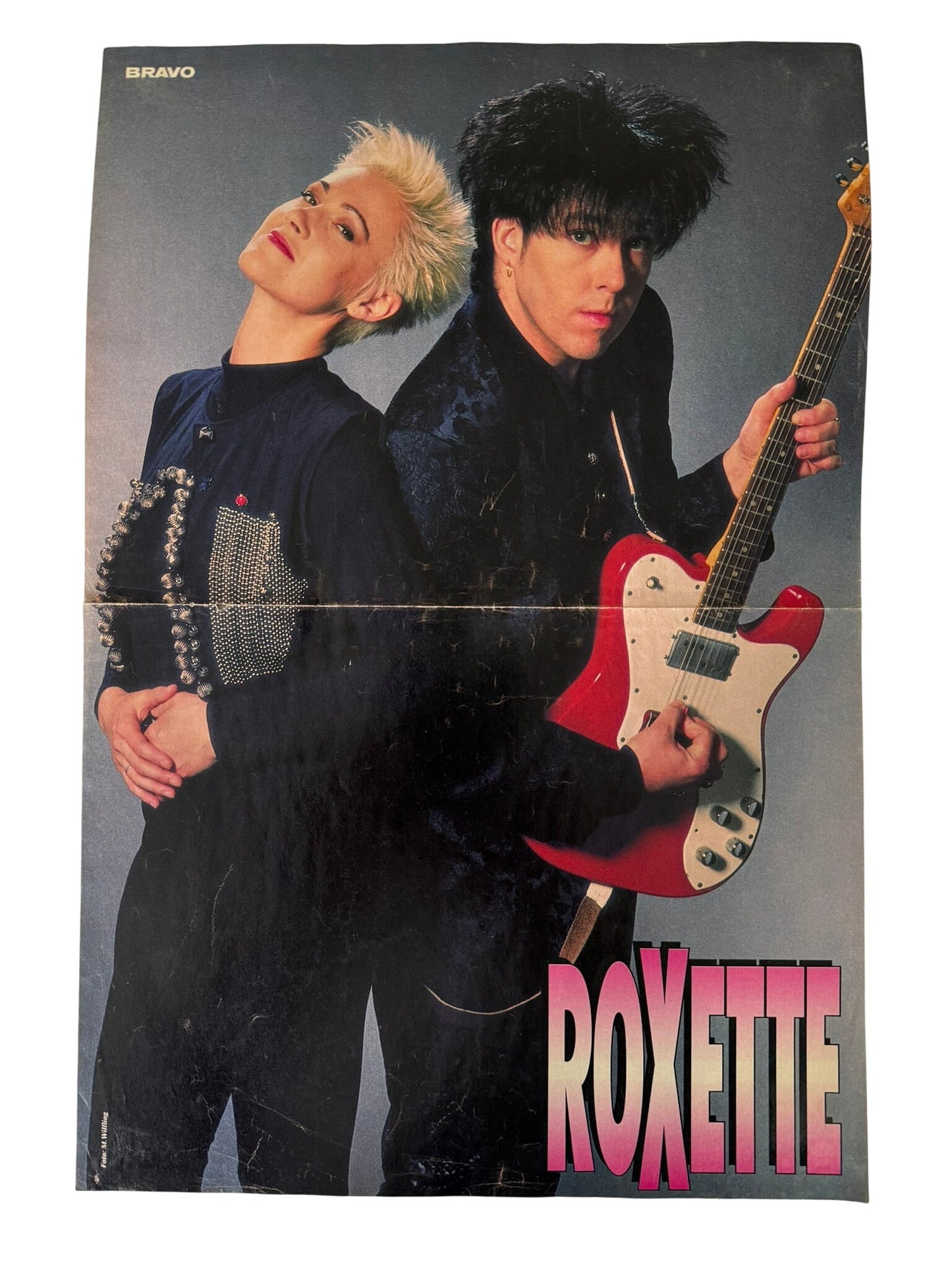 Roxette Medium Sized Old School Poster - RARE