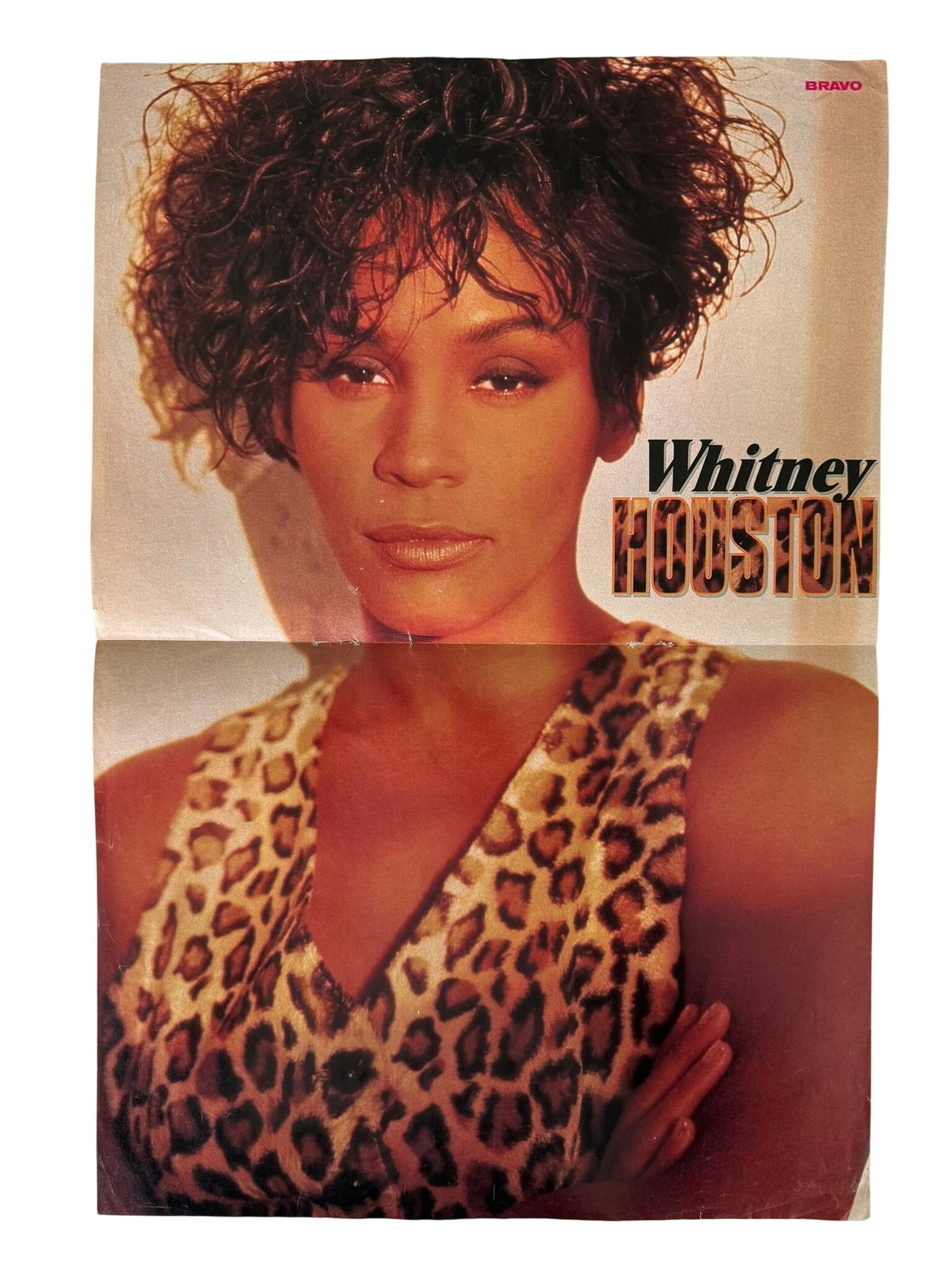 Whitney Houston Medium Sized Old School Poster - RARE