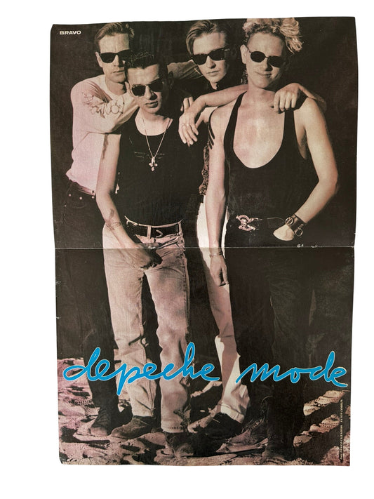 Depeche Mode Medium Sized Old School Poster - RARE