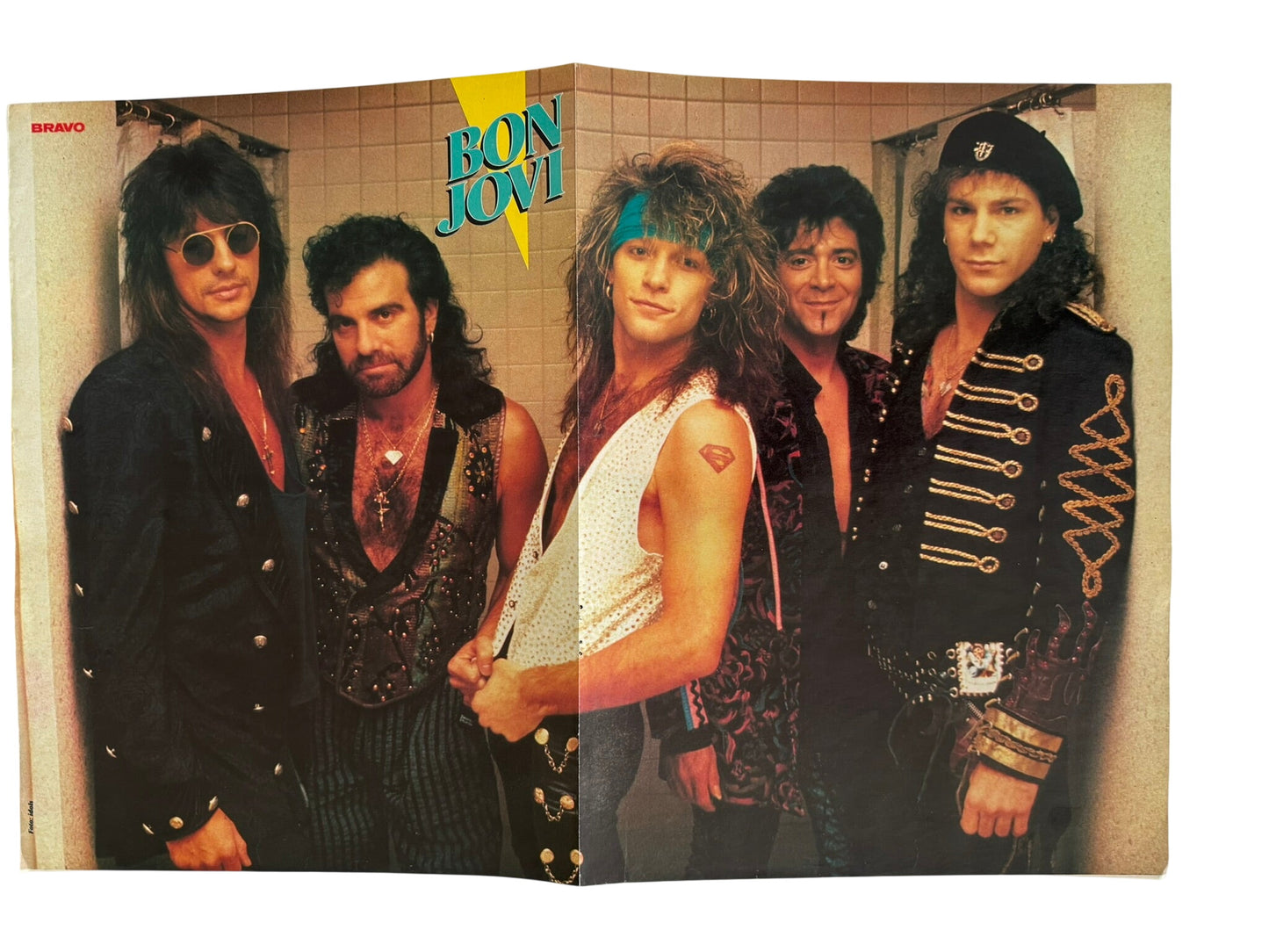 Bon Jovi Large Sized Old School Poster - RARE