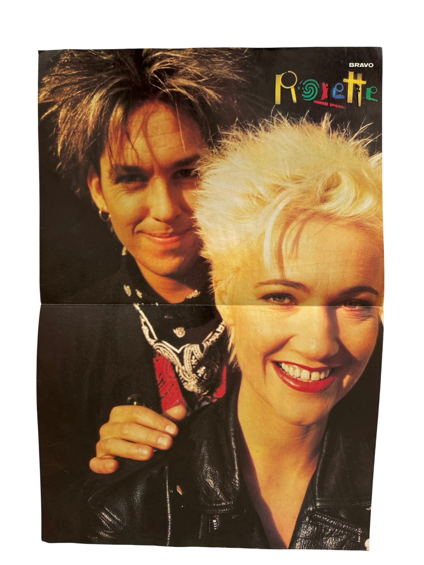 Roxette Medium Sized Old School Poster - RARE