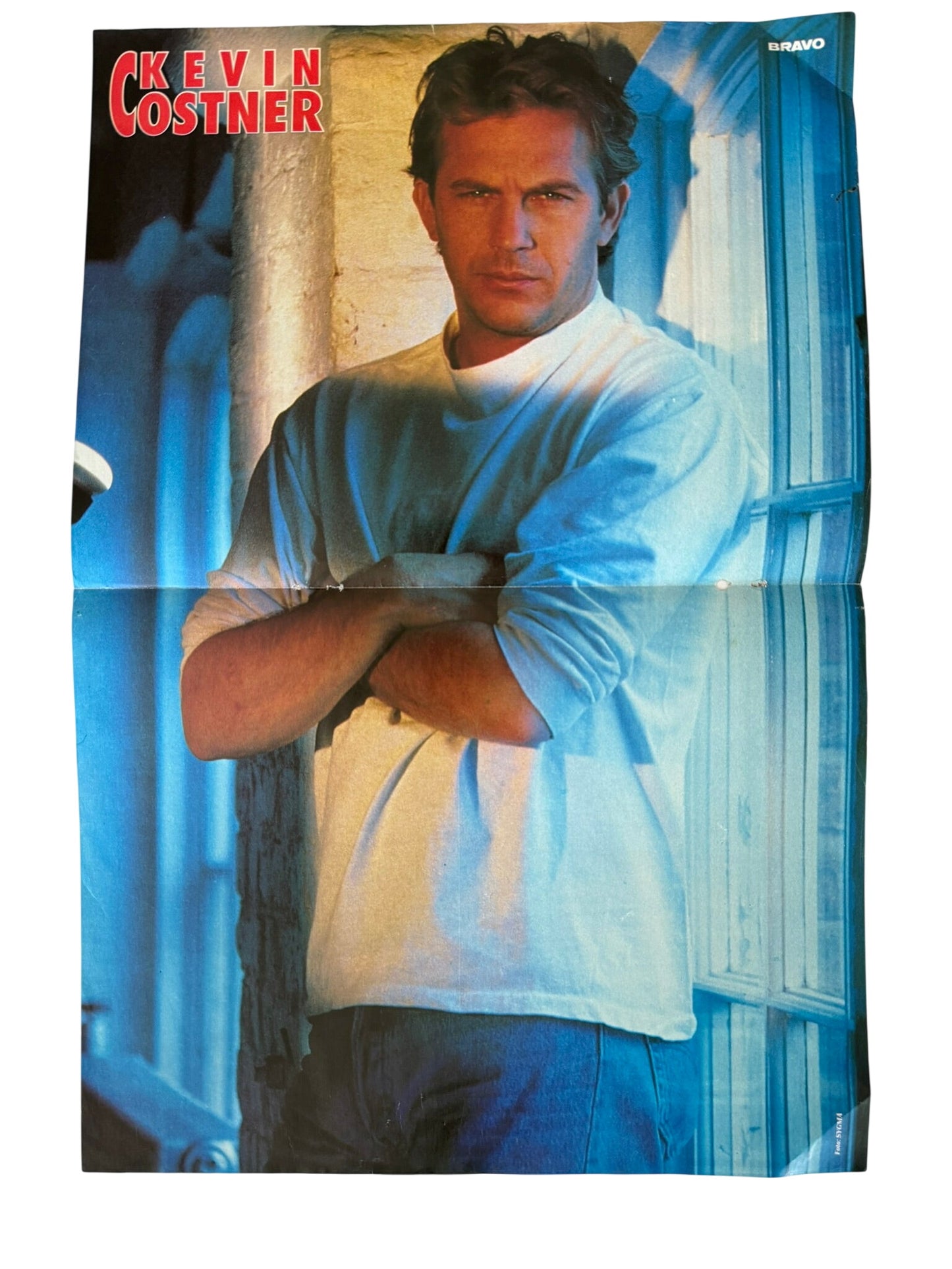 Kevin Costner Medium Sized Old School Poster - RARE