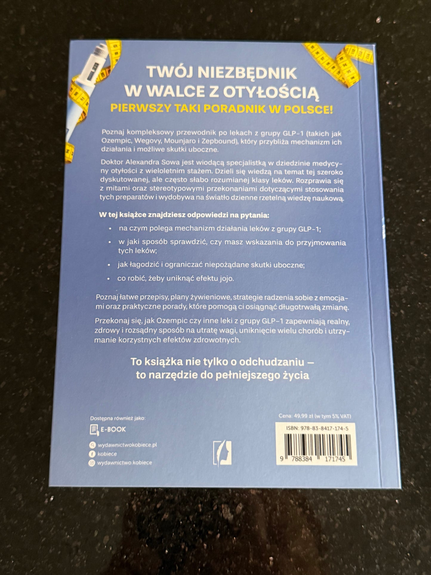 Polish 🇵🇱 Book - Dr. Aleksandra Sowa - Ozempik Rewolucja