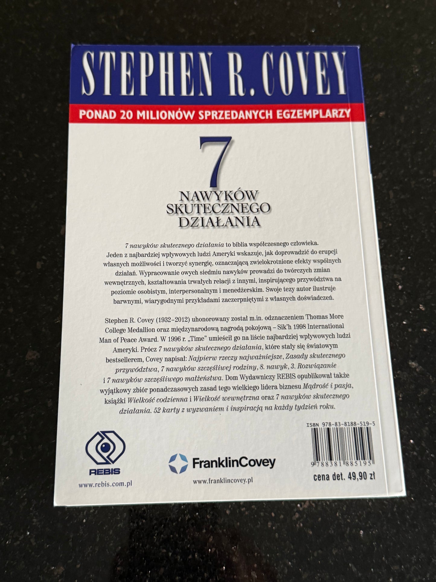 Polish 🇵🇱 Book - Stephen R. Covey - 7 Nawyków Skutecznego Działania (7 nawykow skutecznego dzialania)
