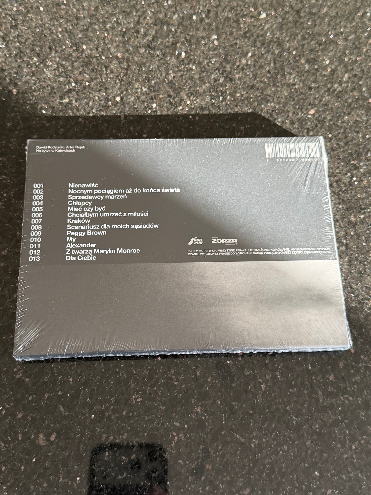 🇵🇱 Polish CD - Dawid Podsiadlo (Podsiadło) & Artur Rojek - Live in Katowice CD 🇵🇱 Polish Music CD