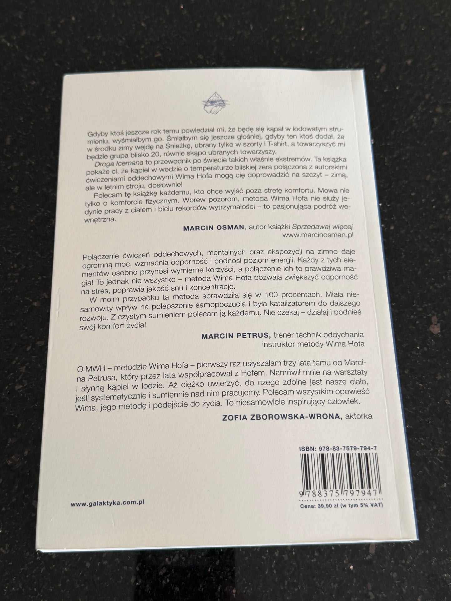 🇵🇱Polish Book - Wim Hof - Droga Icemana - Metoda Wima Hofa