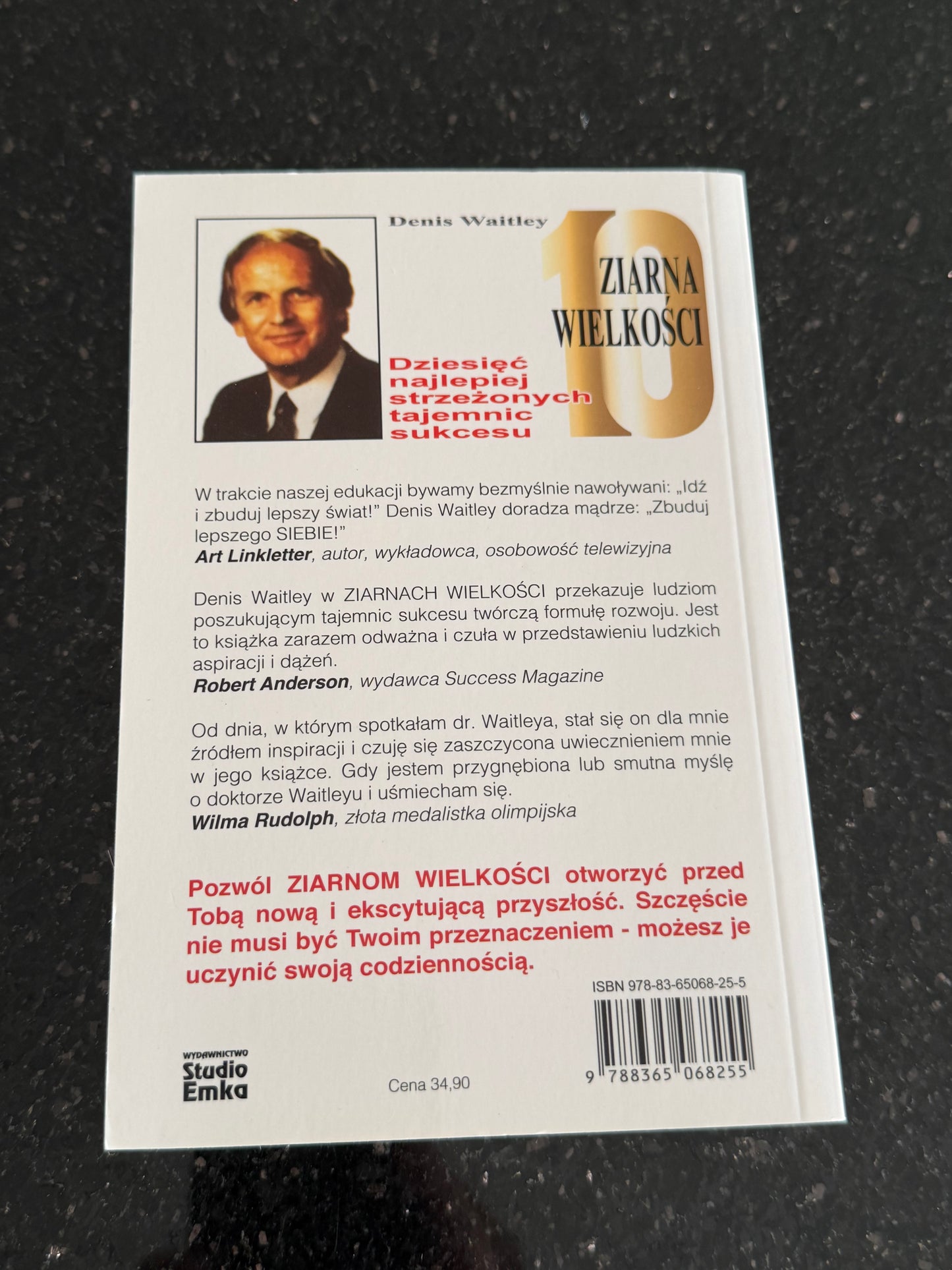 🇵🇱Polish Book - Denis Waitley - Ziarna Wielkości (Wielkosci)