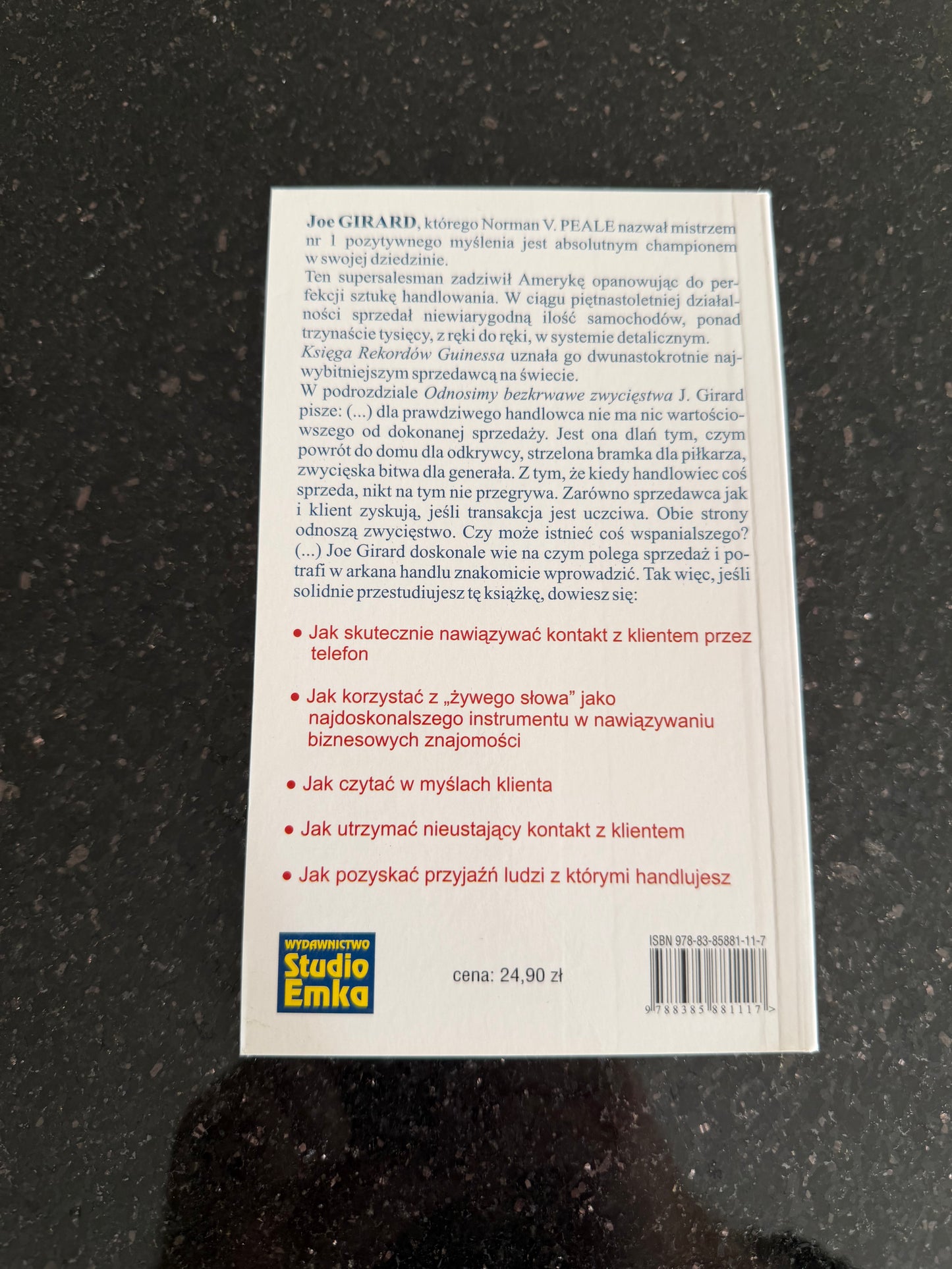 🇵🇱Polish Book - Joe Girard Stanley H.Brown - Każdemu sprzedasz wszystko, co zechcesz