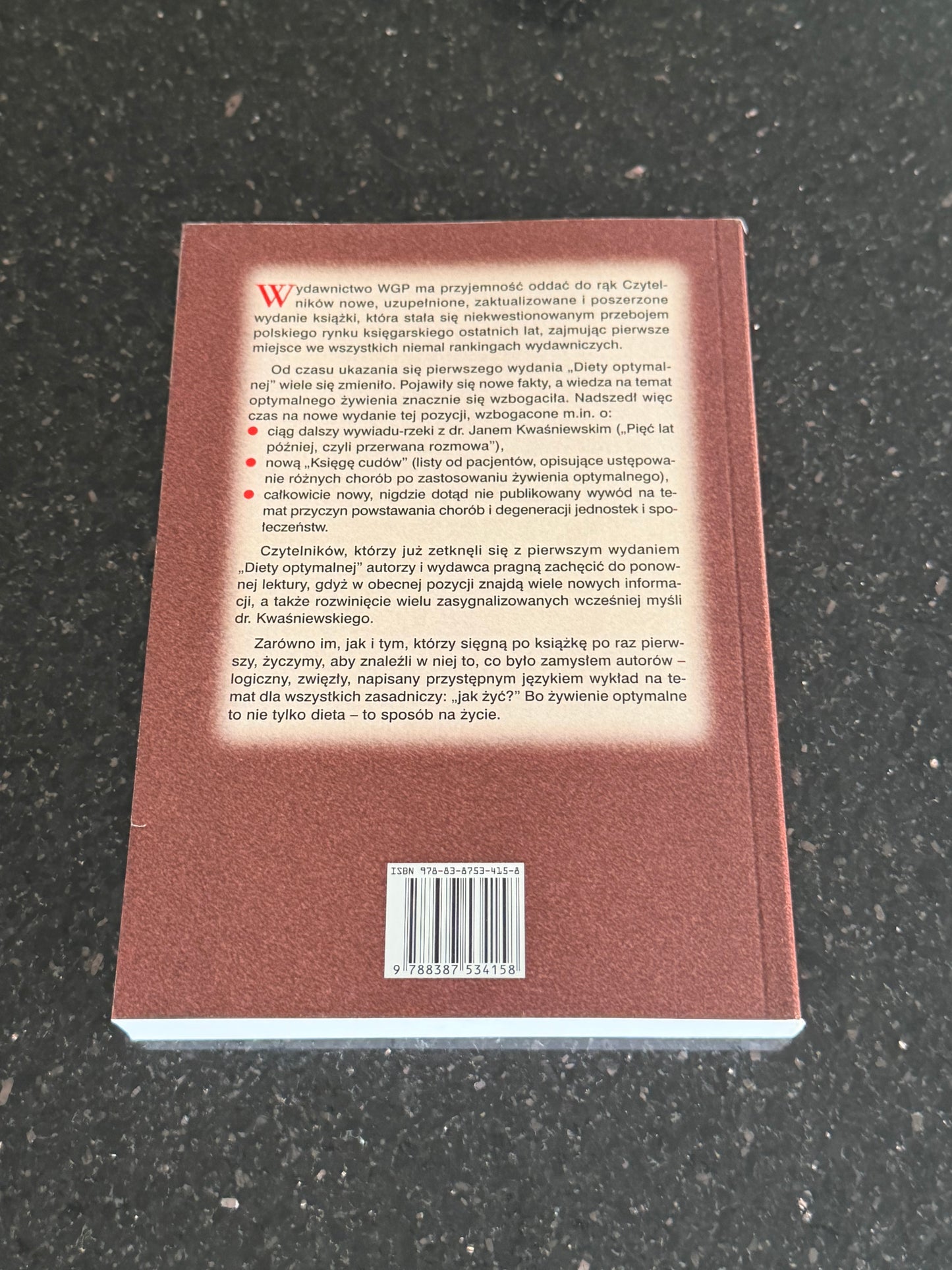 🇵🇱Polish Book - Jan Kwasniewski - Dieta Optymalna