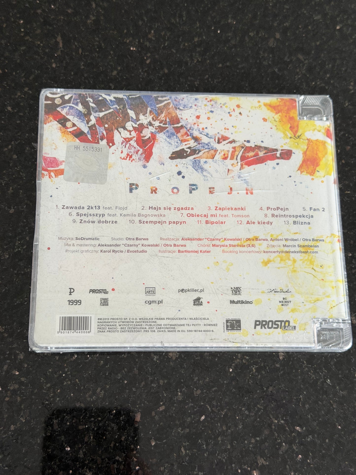 🇵🇱Polish Hip Hop CD - VNM - KLAUD N9JN 2015 Polski Rap