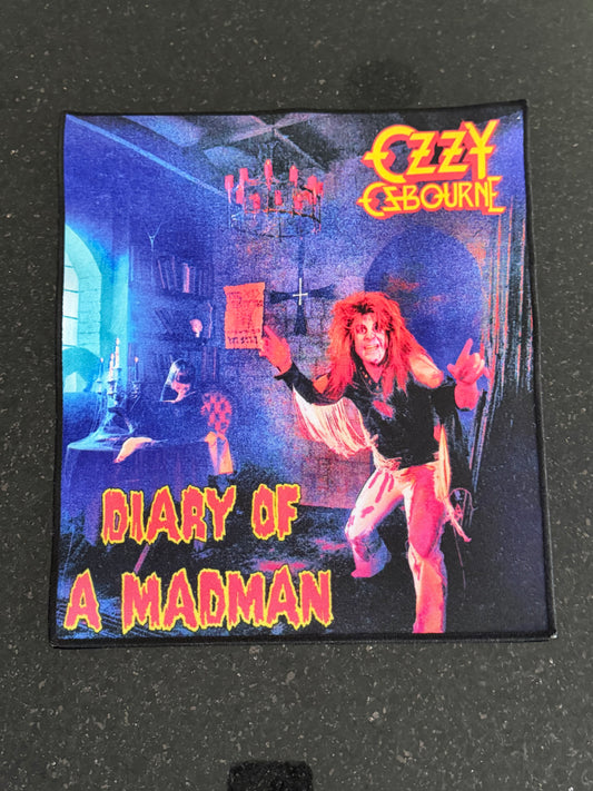 Ozzy Osbourne - Back Patch Diary Of A Madman Cover Black Sabbath