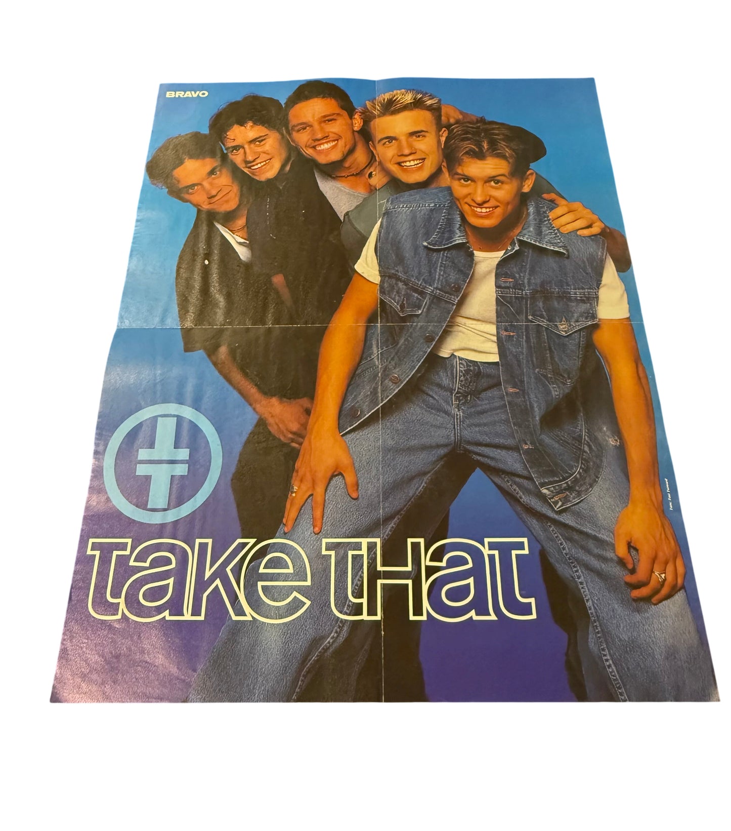 TAKE THAT Large Sized Old School Poster - RARE