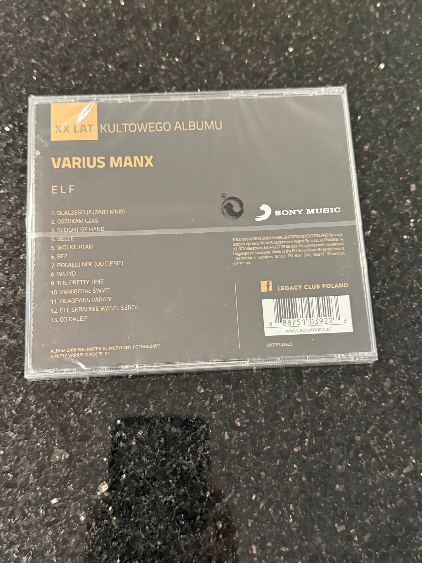 🇵🇱Polish Music CD - Varius Manx - ELF XX Lecie Polska Muzyka