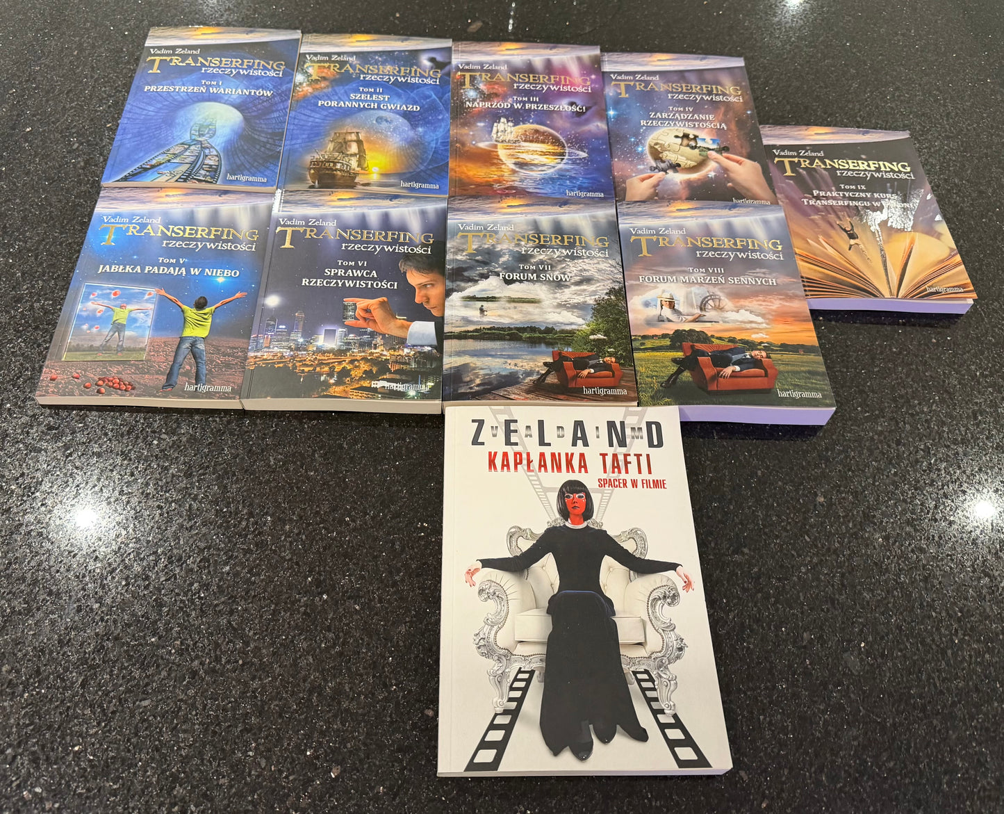 🇵🇱 Polish Book - Vadim Zeland - Transerfing rzeczywistości Full Set I-IX Unikat