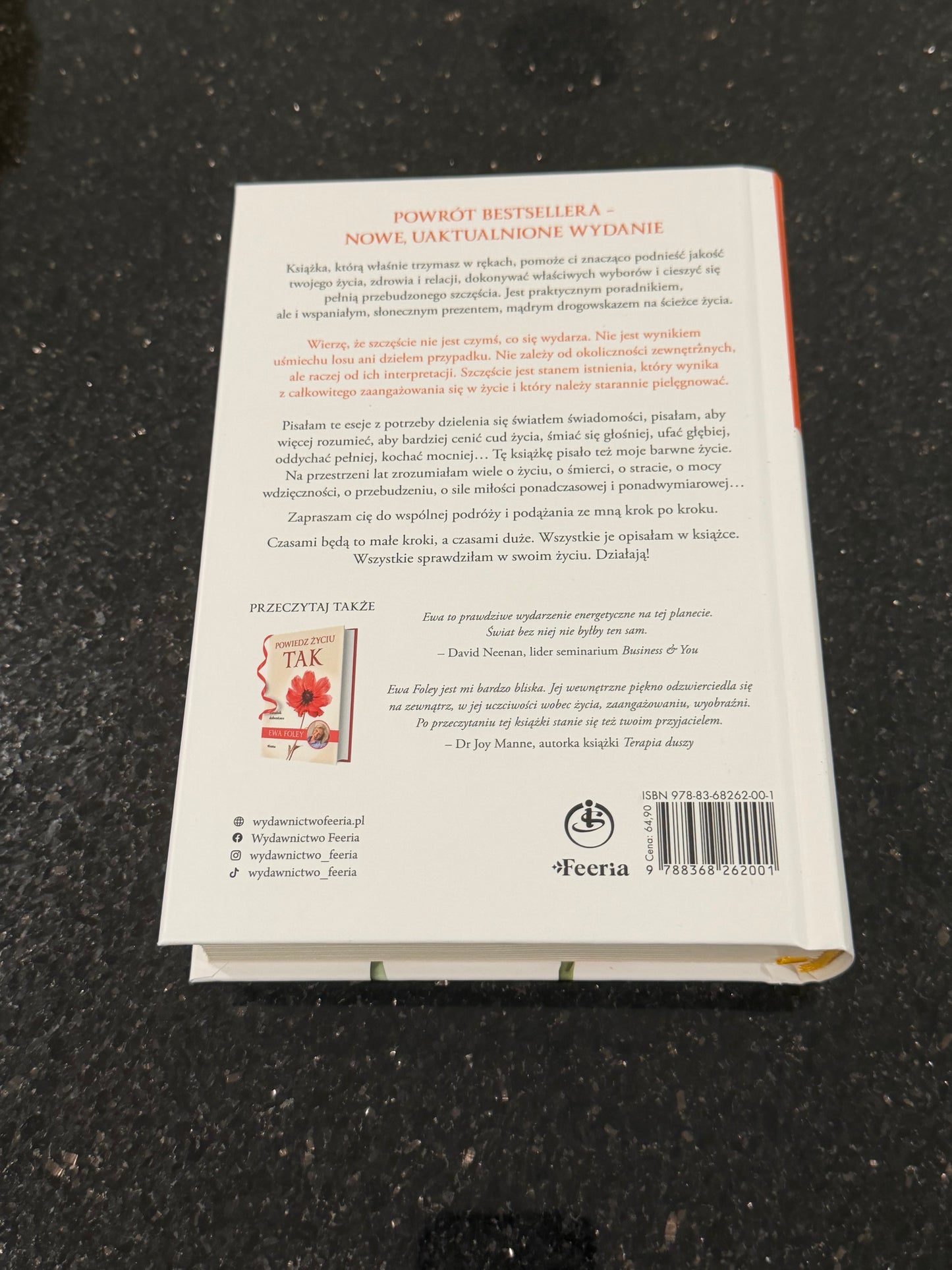 🇵🇱Polish Book - Ewa Foley - Zakochaj sie w zyciu