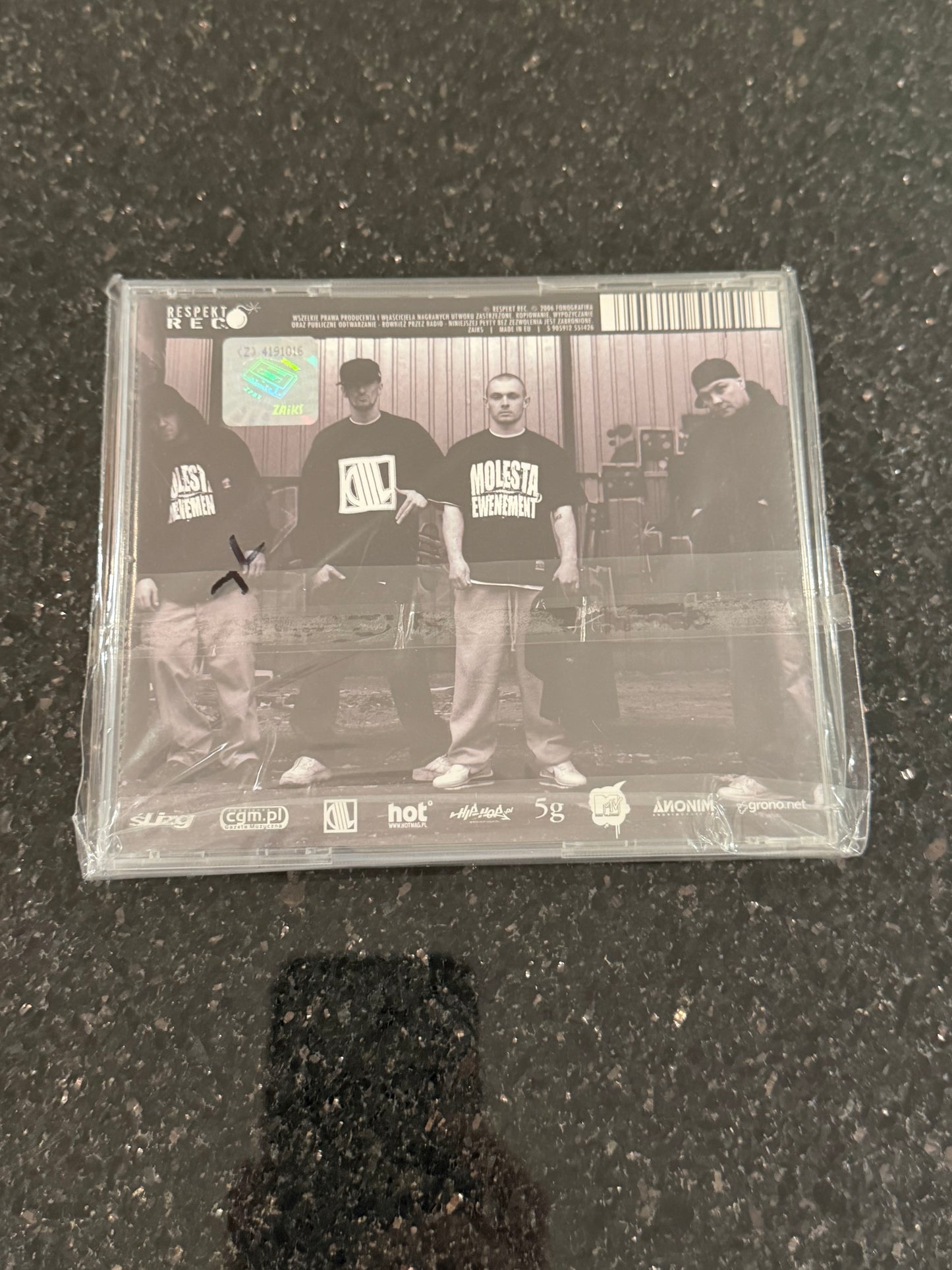 🇵🇱Polish Hip Hop CD - Molesta - Nigdy Nie Mów Nigdy 1Wyd. 2006  Polski Hip Hop