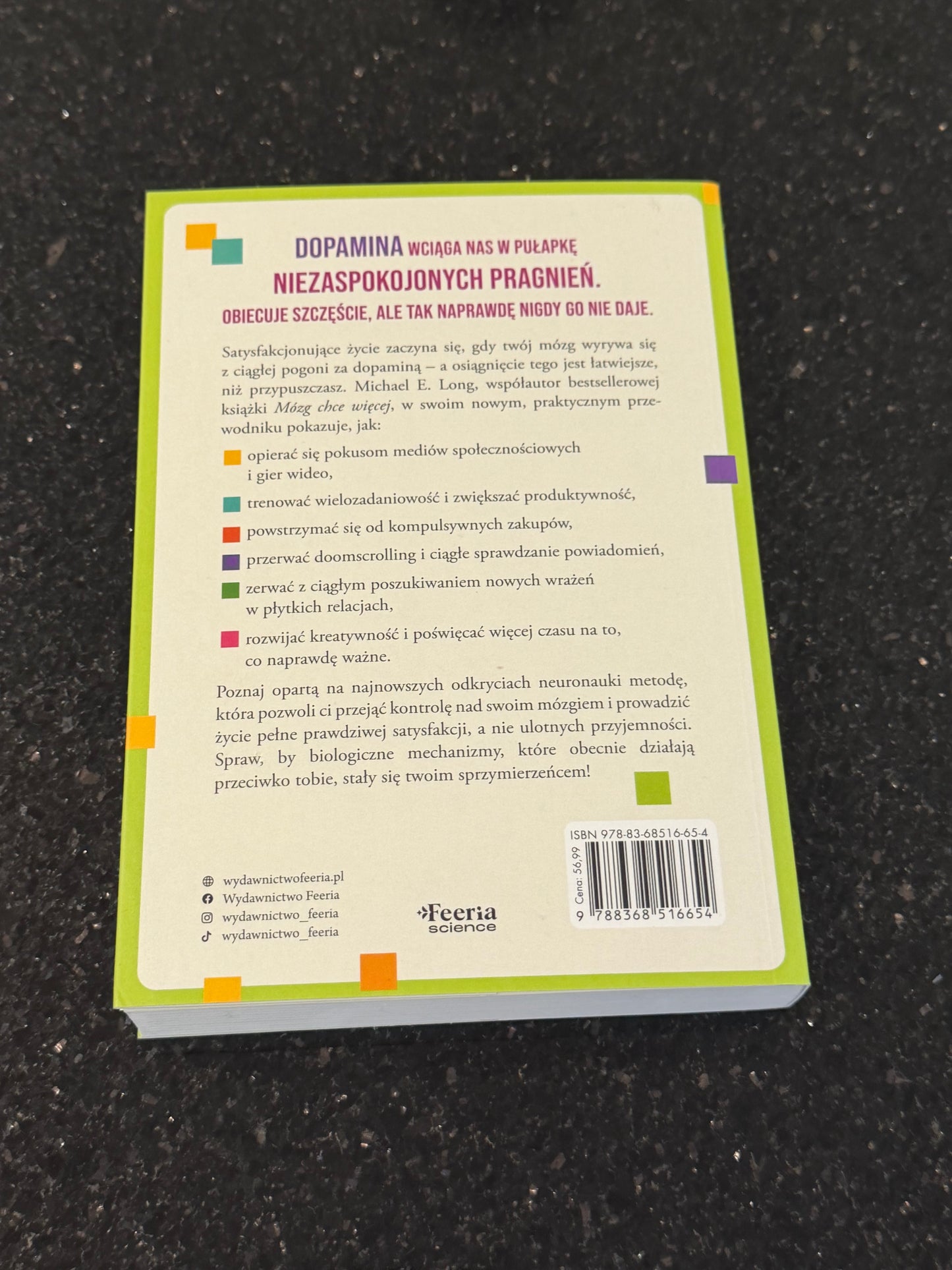 🇵🇱Polish Book - Michael E. Long - Paradoks Dopaminy