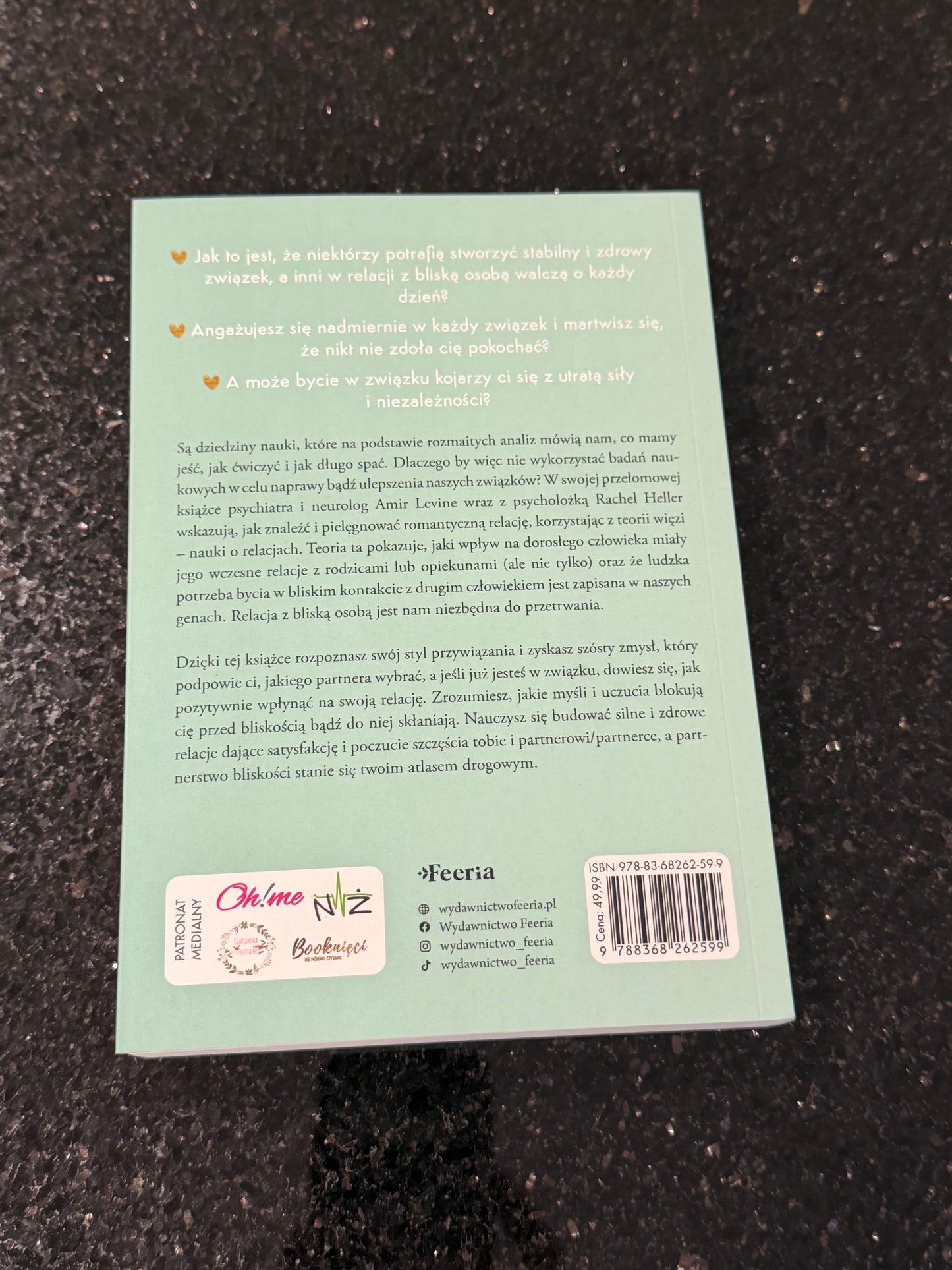 🇵🇱Polish Book - Amir Levine Rachel Heller - Partnerstwo Bliskości