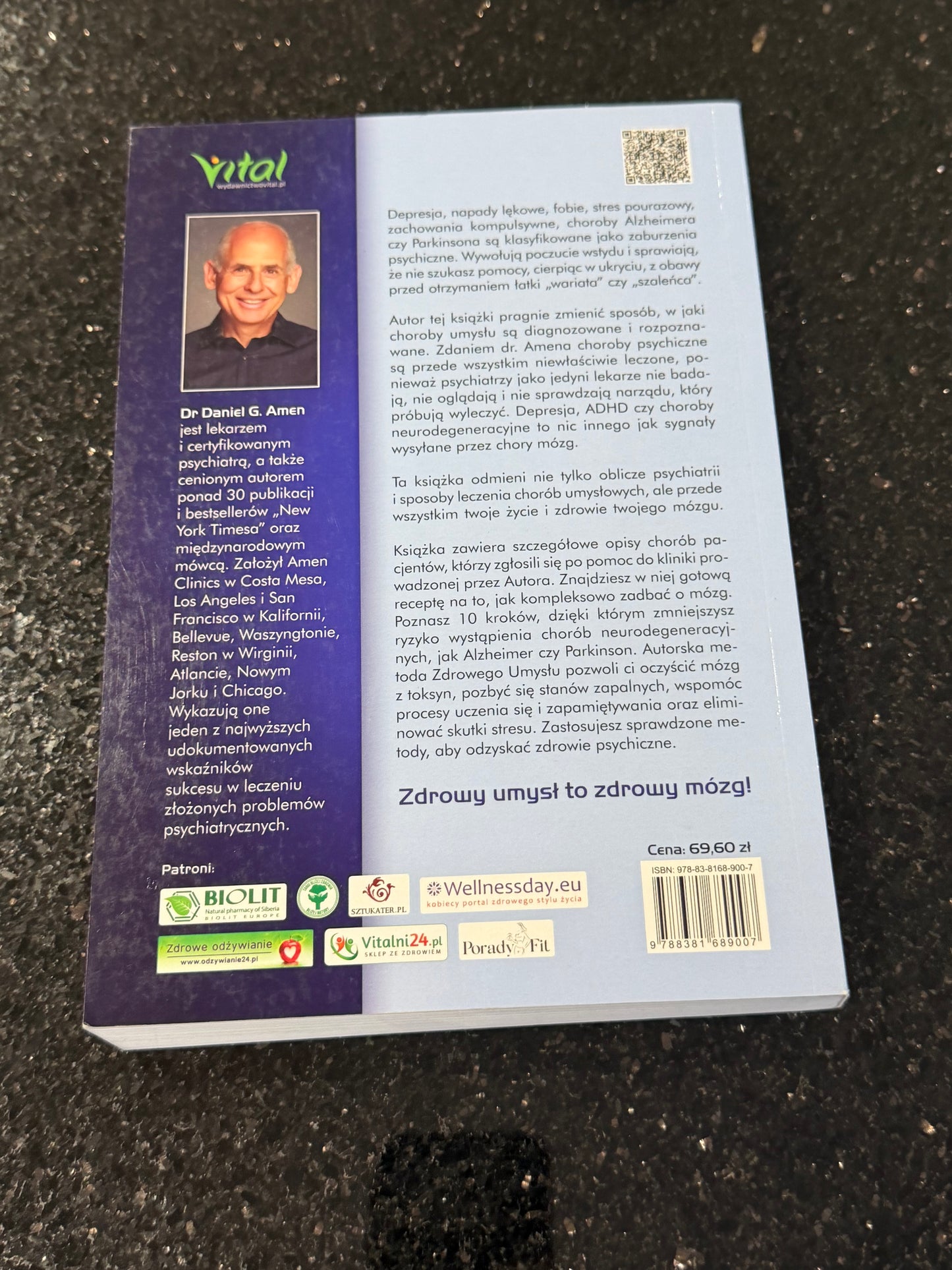 🇵🇱Polish Book - Dr. Daniel G. Amen -  Zdrowy Umysł