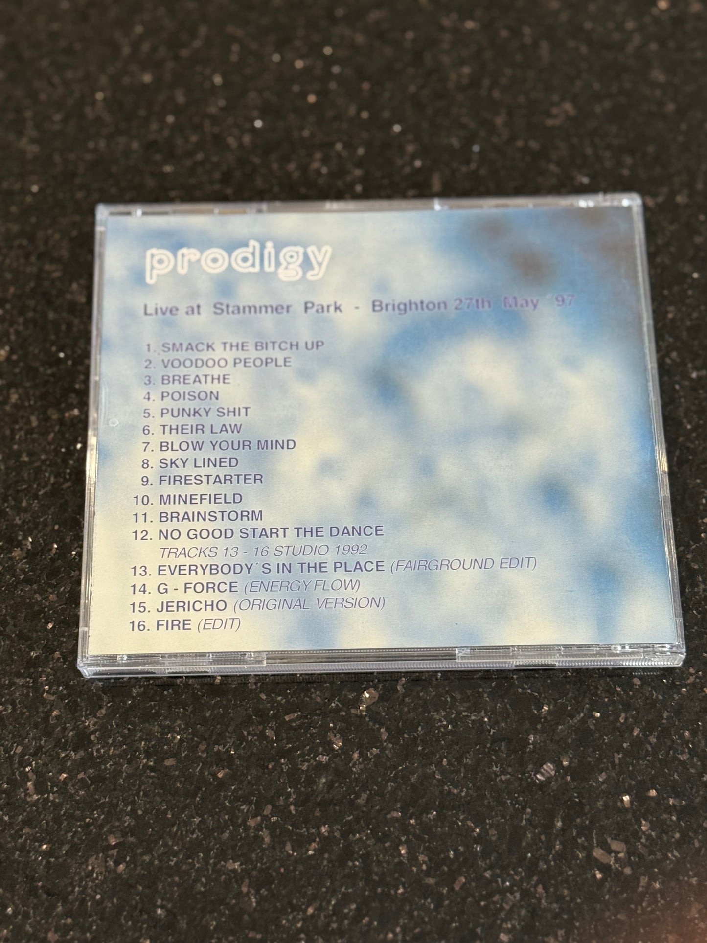 The Prodigy - Live Brighton 1997 - Rare CD