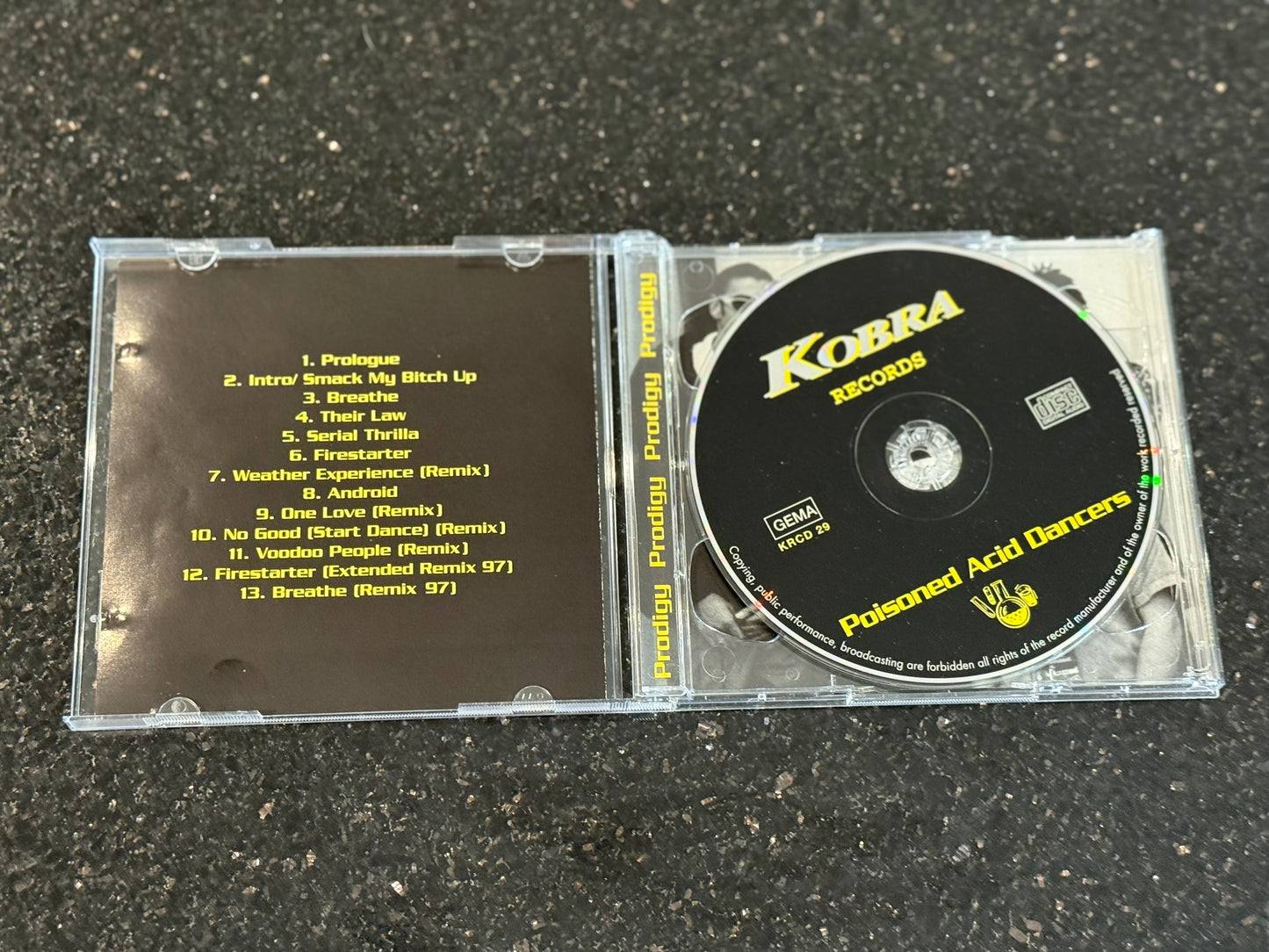 The Prodigy - Poisoned Acid Dancer - Rare CD