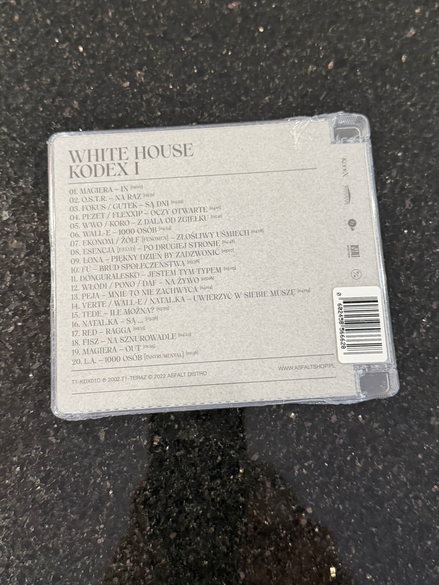 🇵🇱Polish Hip Hop CD - White House (Magiera & L.A.) - Kodex I Polski Hip Hop Rap