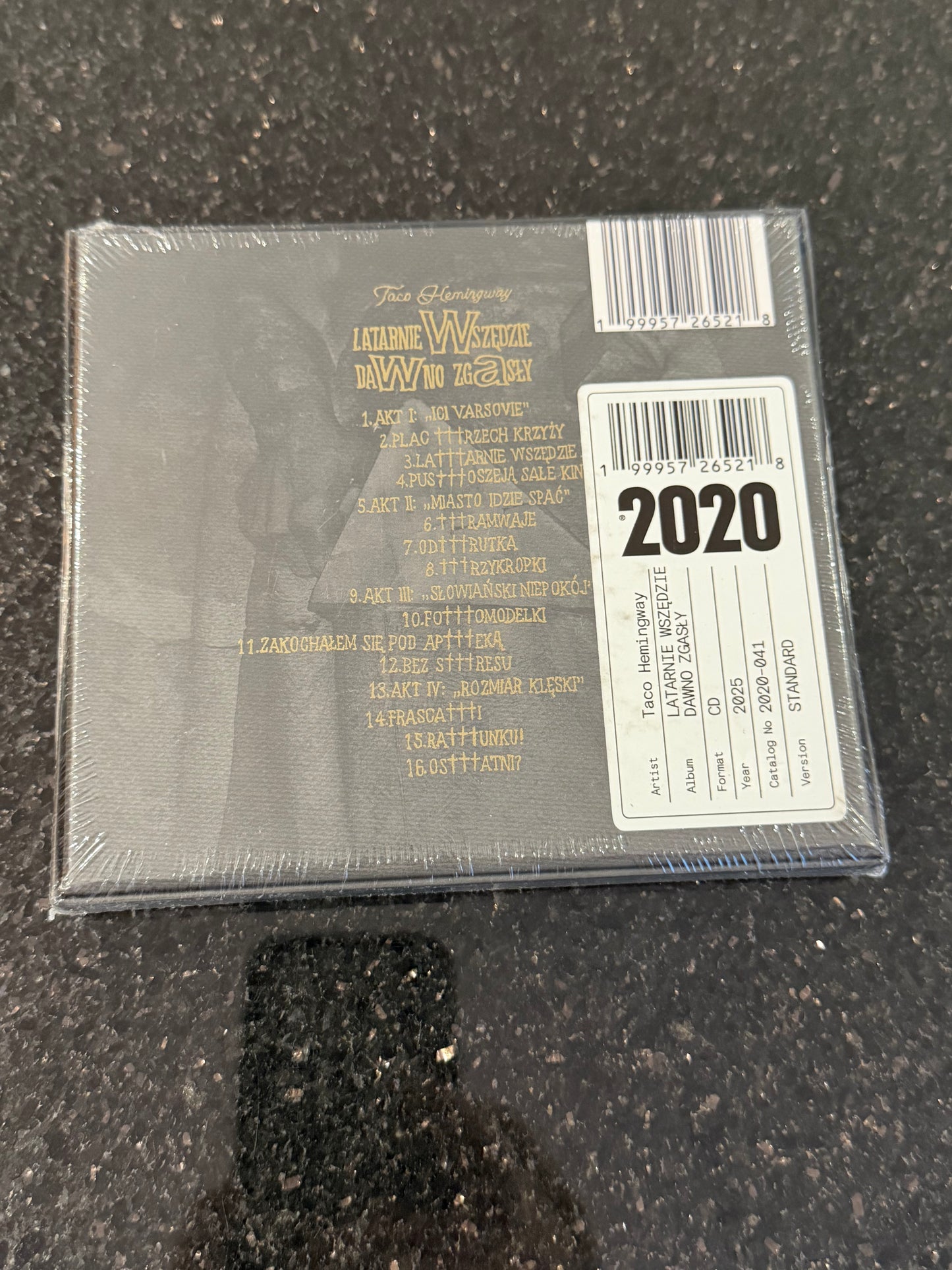🇵🇱Polish Hip Hop CD - Taco Hemingway - Latarnie wszedzie dawno zgasly 2025 Polski Hip Hop Rap