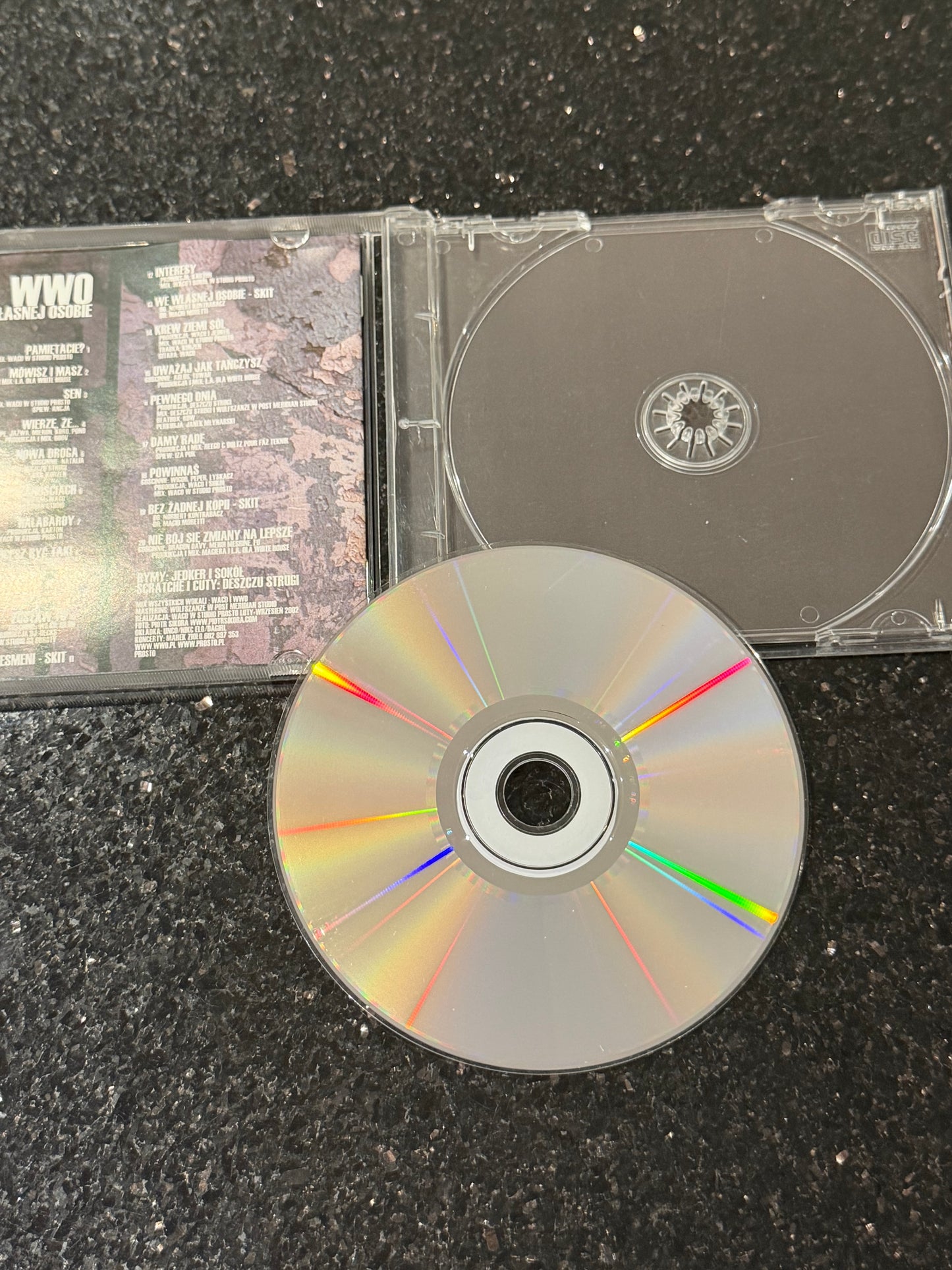 🇵🇱Polish Hip Hop CD - WWO - We Wlasnej Osobie Reedycja 2005 Unikat PROSTO