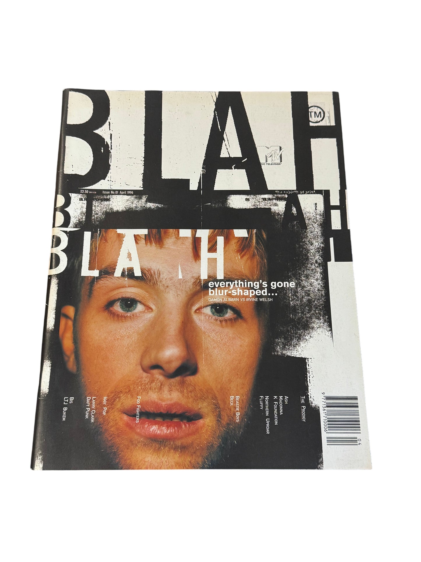 BLAH Magazine MTV - The Prodigy Daft Punk KLF Larry Clark (RARE)