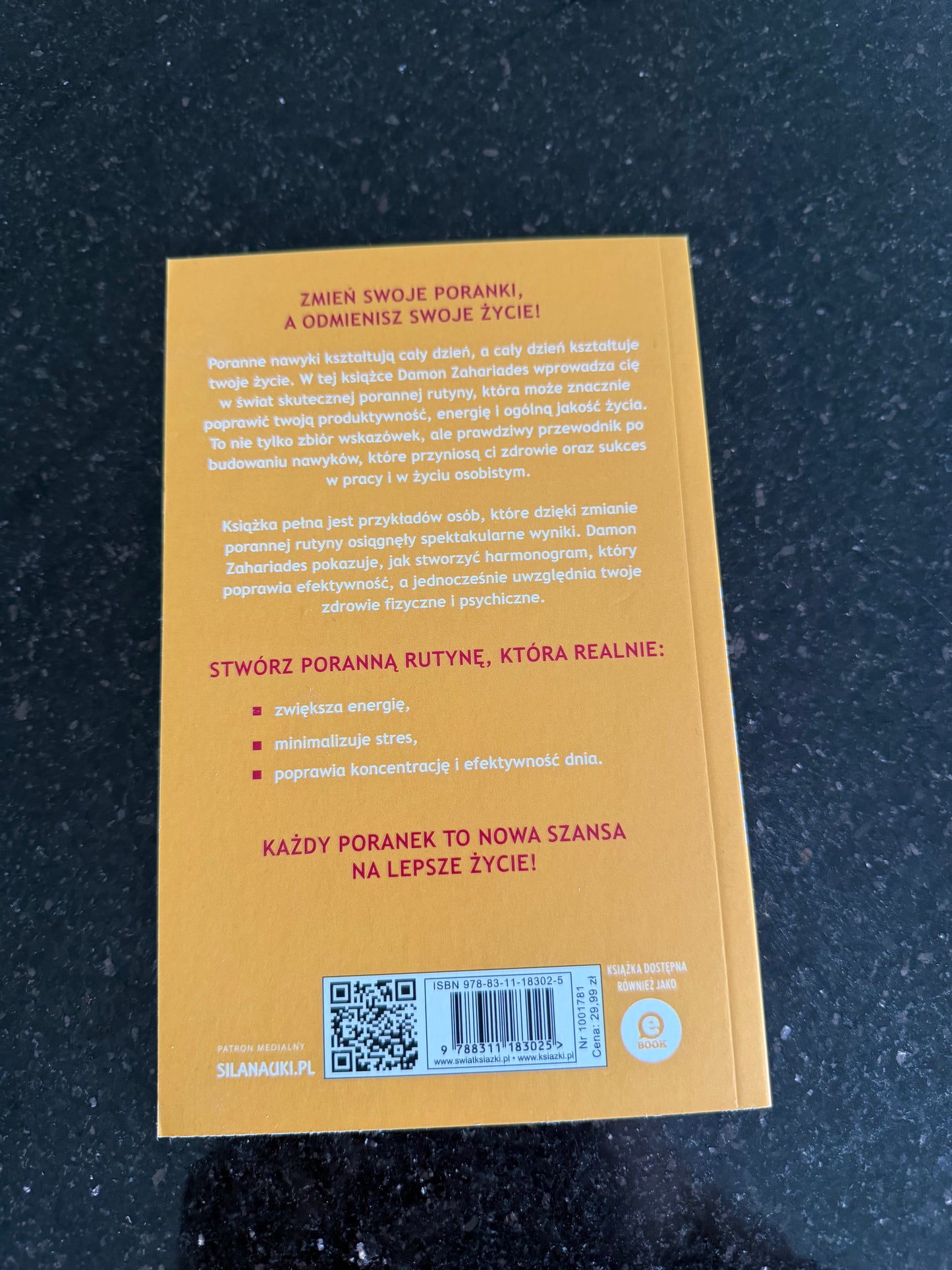 🇵🇱Polish Book - Damon Zahariades - Zacznij Dzien Lepiej!