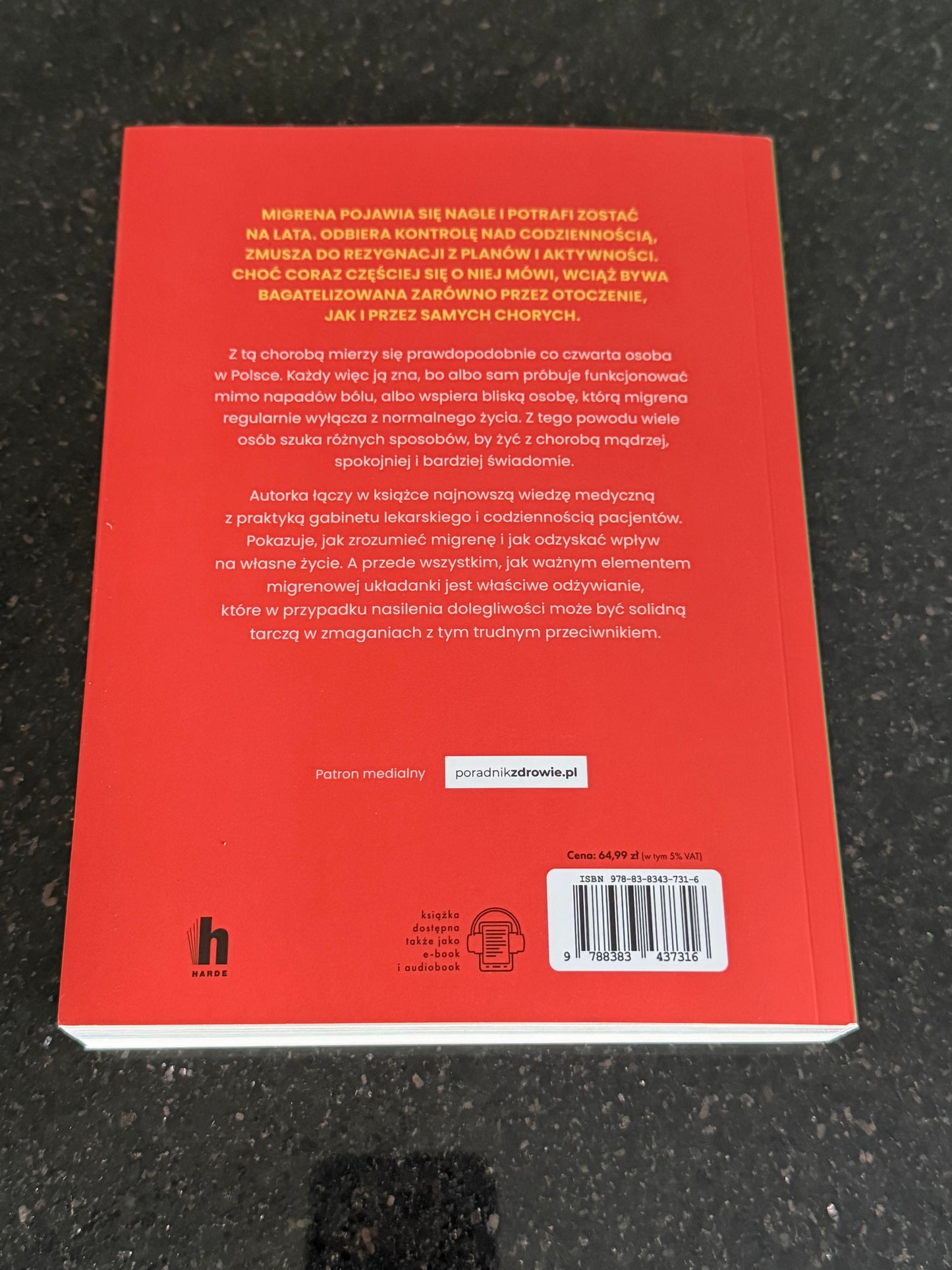 🇵🇱Polish Book - Joanna Zielewska - Migrena. Uwolnij sie od bólu
