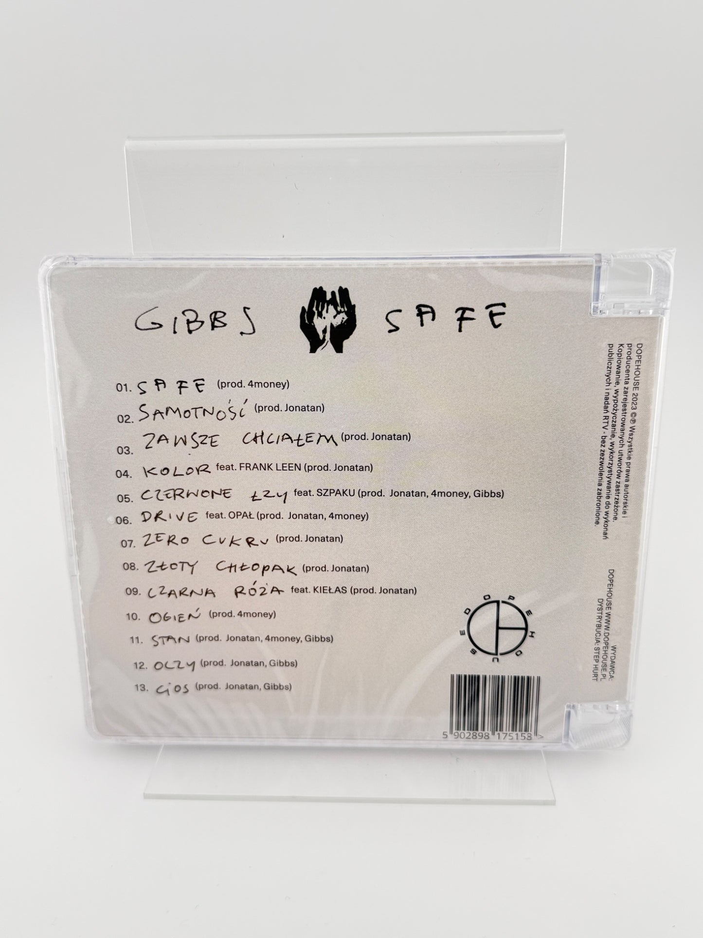 🇵🇱Polish Hip Hop CD - Gibbs - Safe Polski Hip Hop Polski Rap