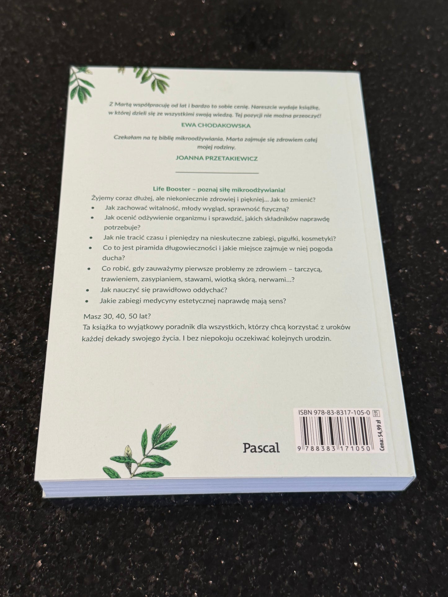 🇵🇱Polish Book - Marta Pawelec Anna  Protas Zyj (Żyj) 120 lat. Moc Mikroodżywiania