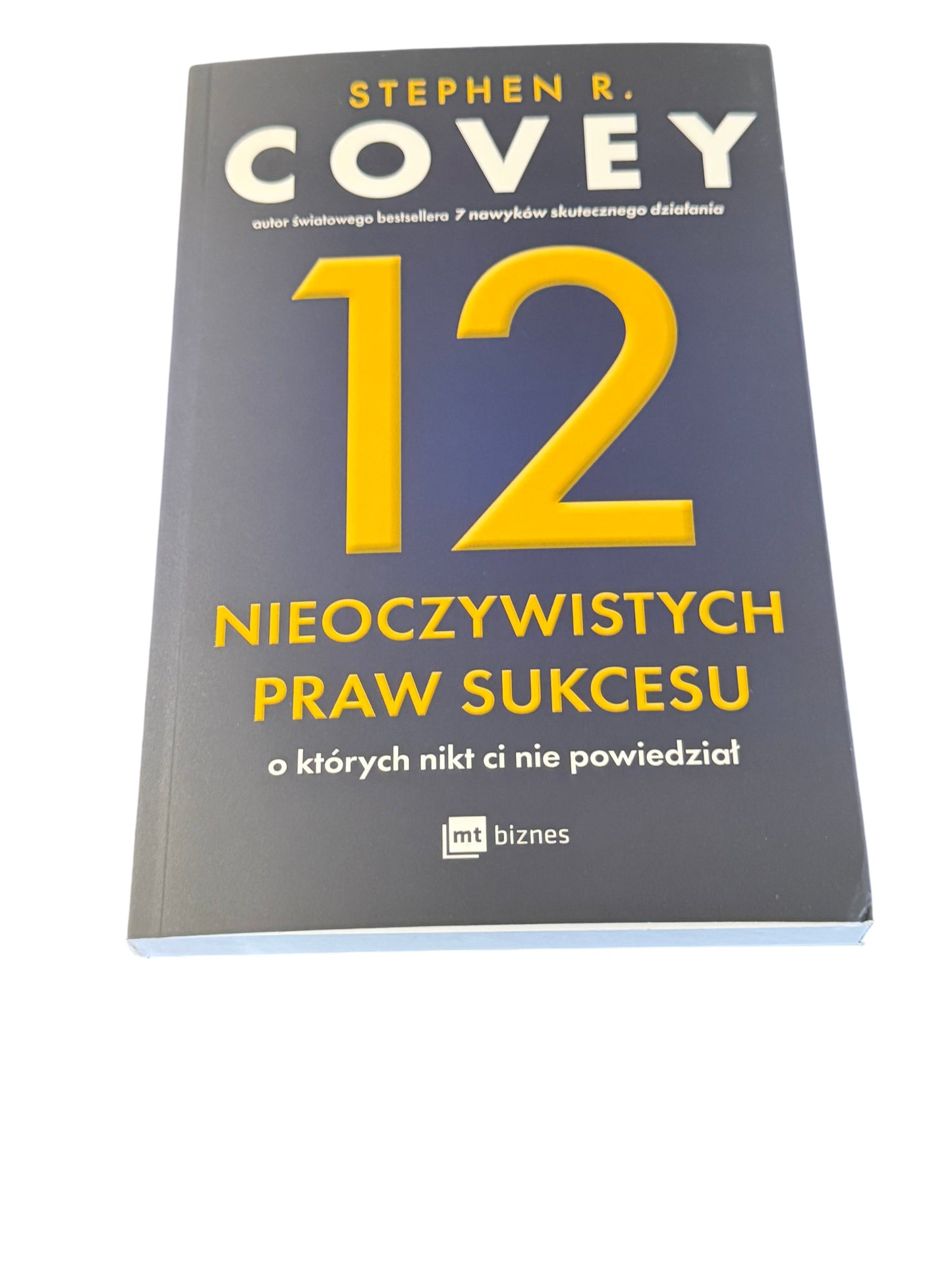 🇵🇱Polish Book - Stephen R.Covey - 12 Nieoczywistych Praw Sukcesu