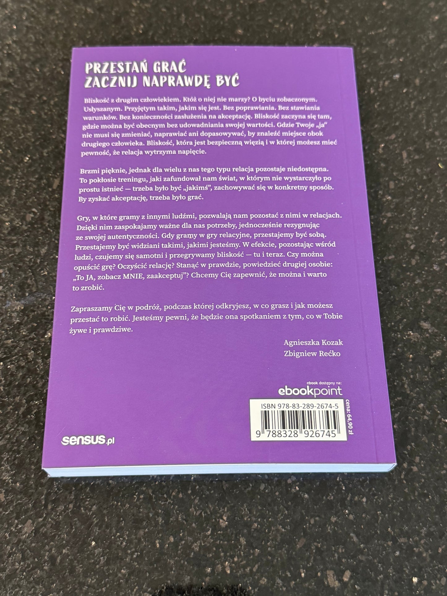 🇵🇱Polish Book - Agnieszka Kozak Zbigniew Rycko(Ryćko) - Uwiezieni w grach relacyjnych