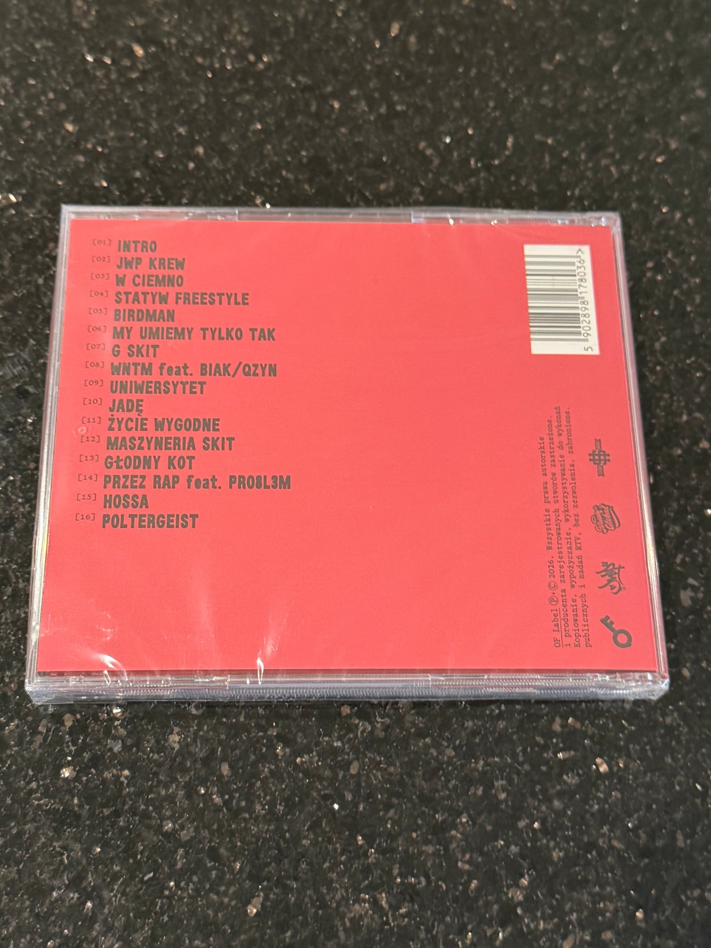 🇵🇱Polish Hip Hop CD - JWP/BC (Bez Cenzury) - Krew 2026 Polski Hip Hop Rap