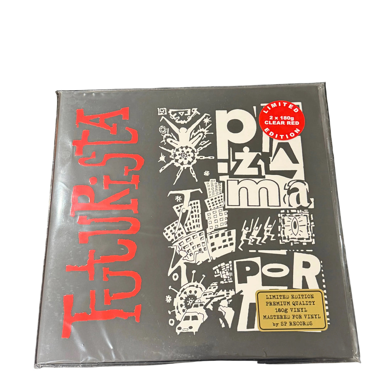 🇵🇱Polish Music Vinyl - Pidżama P***o - Futurista LP Limited Clear Red Vinyl Polska Muzyka Unikat