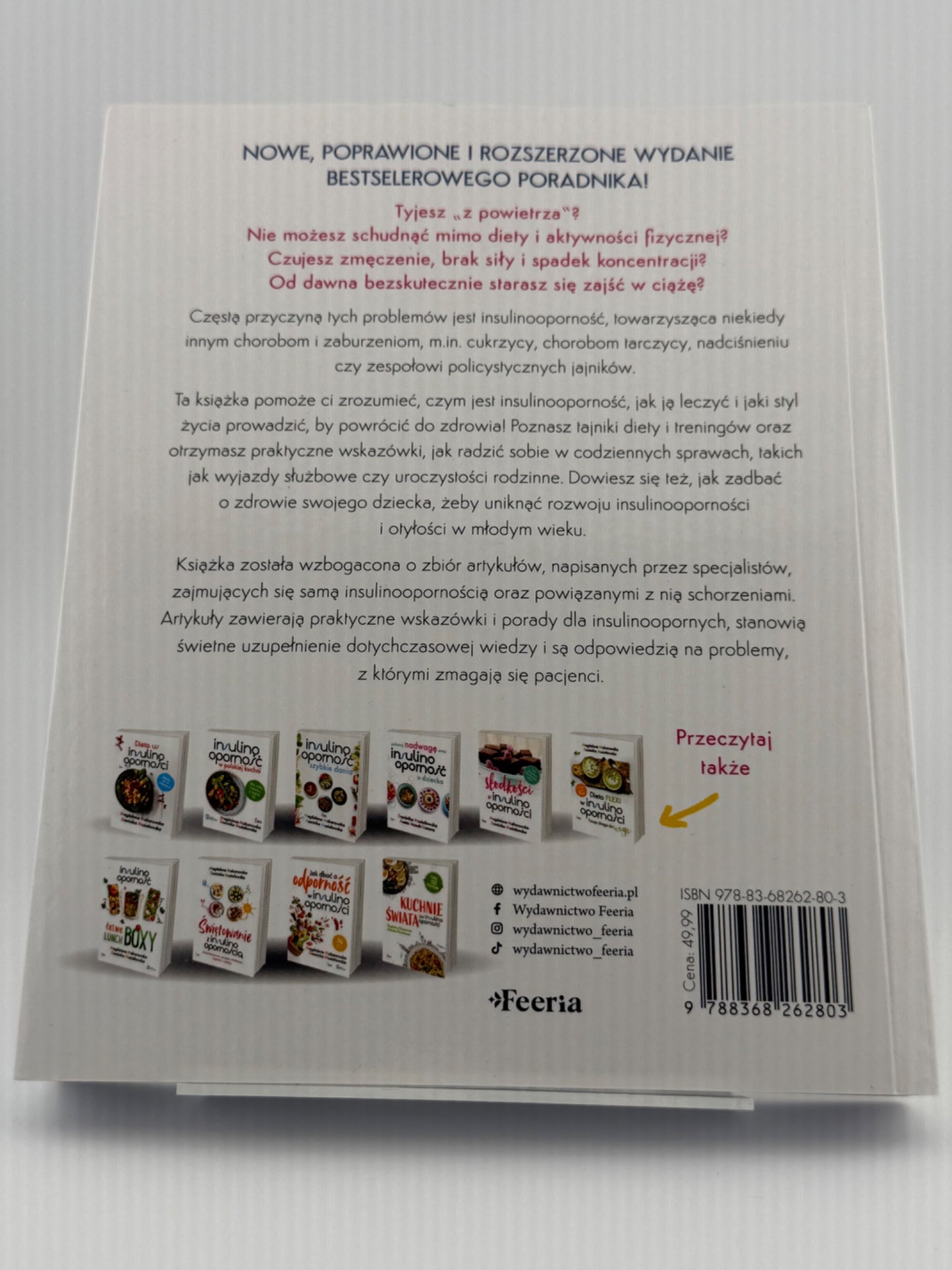 🇵🇱Polish Book - Dominika Musiałowska - Insulinooporność. Zdrowa dieta i zdrowe życie