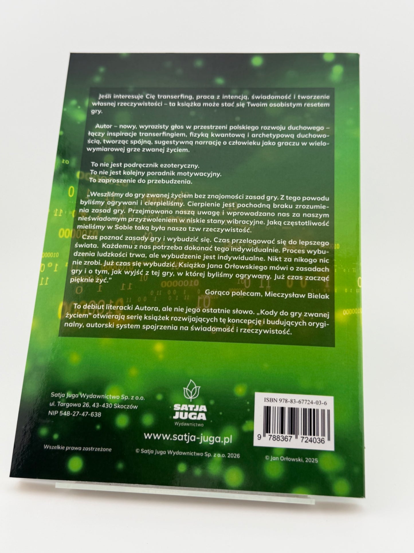 🇵🇱Polish Book - Jan Orłowski - Kody do gry zwanej życiem