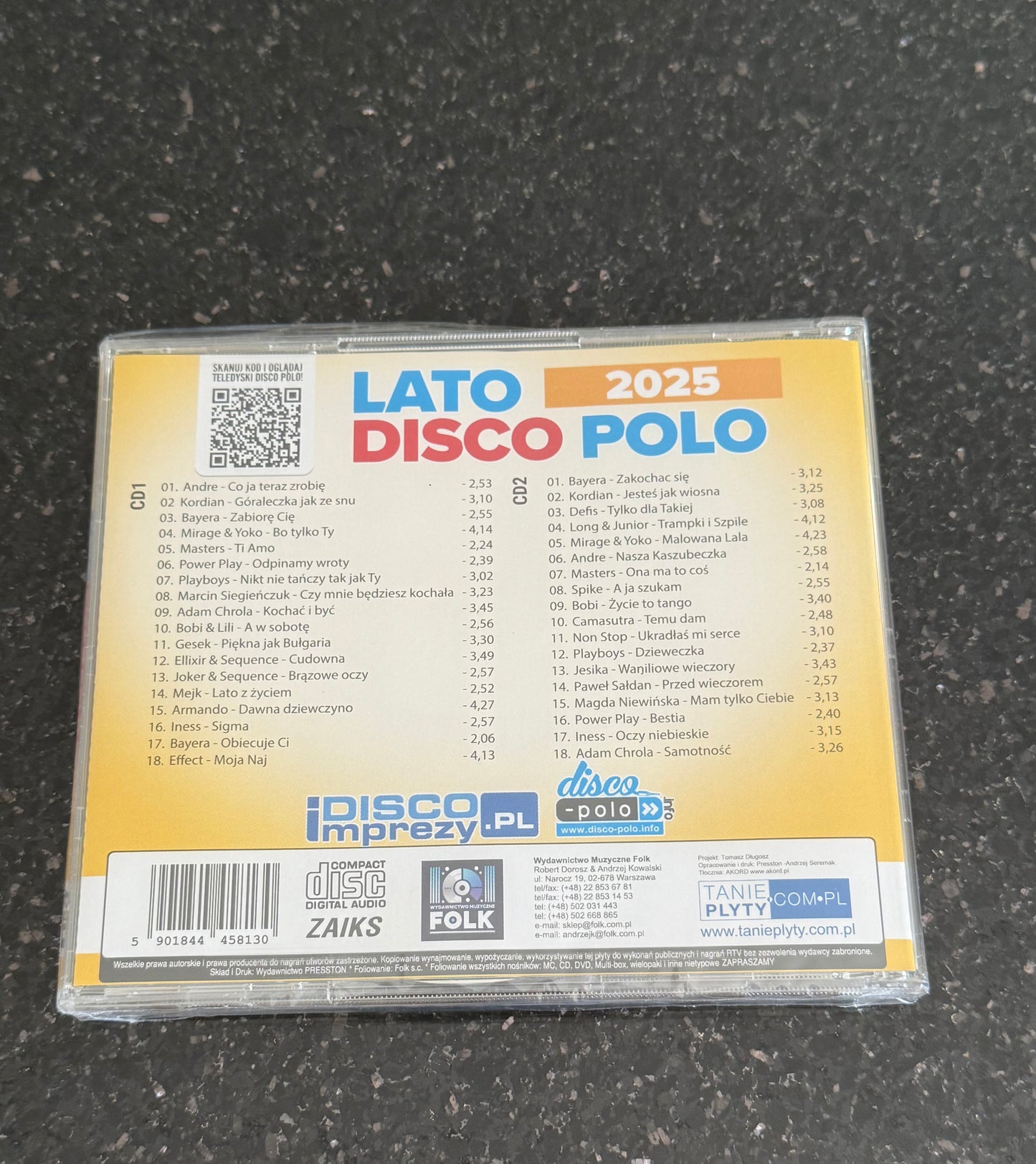 Polish 🇵🇱 CD -  DISCO POLO Hity 2025 (2 CD) - Polish CD Disco Polo - Polski