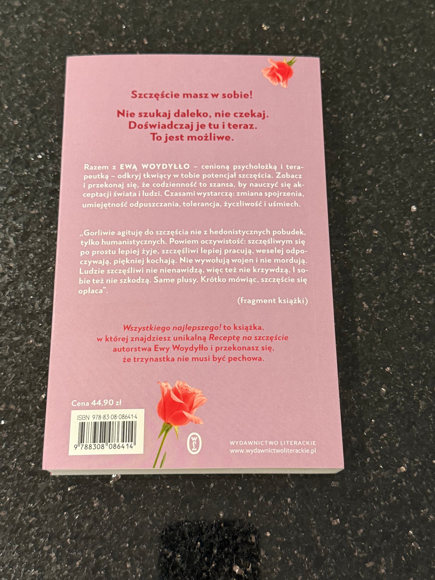 Polish 🇵🇱 Book - Ewa Woydyllo (Woydyłło) - Wszystkiego Najlepszego. Jak dbac o wlasne szczescie
