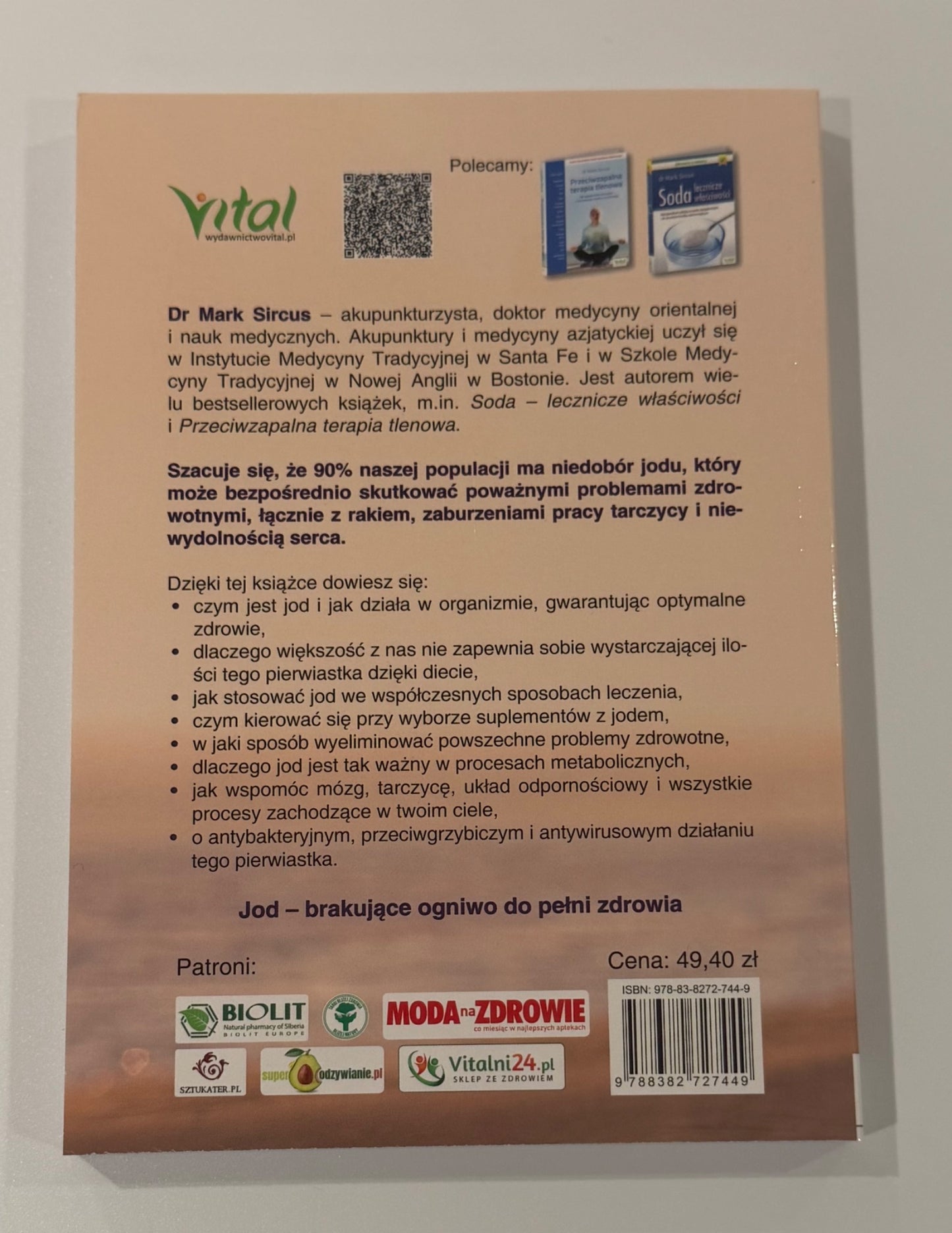 🇵🇱Polish Book - dr Mark Sircus - Samodzielna i bezpieczna terapia jodem
