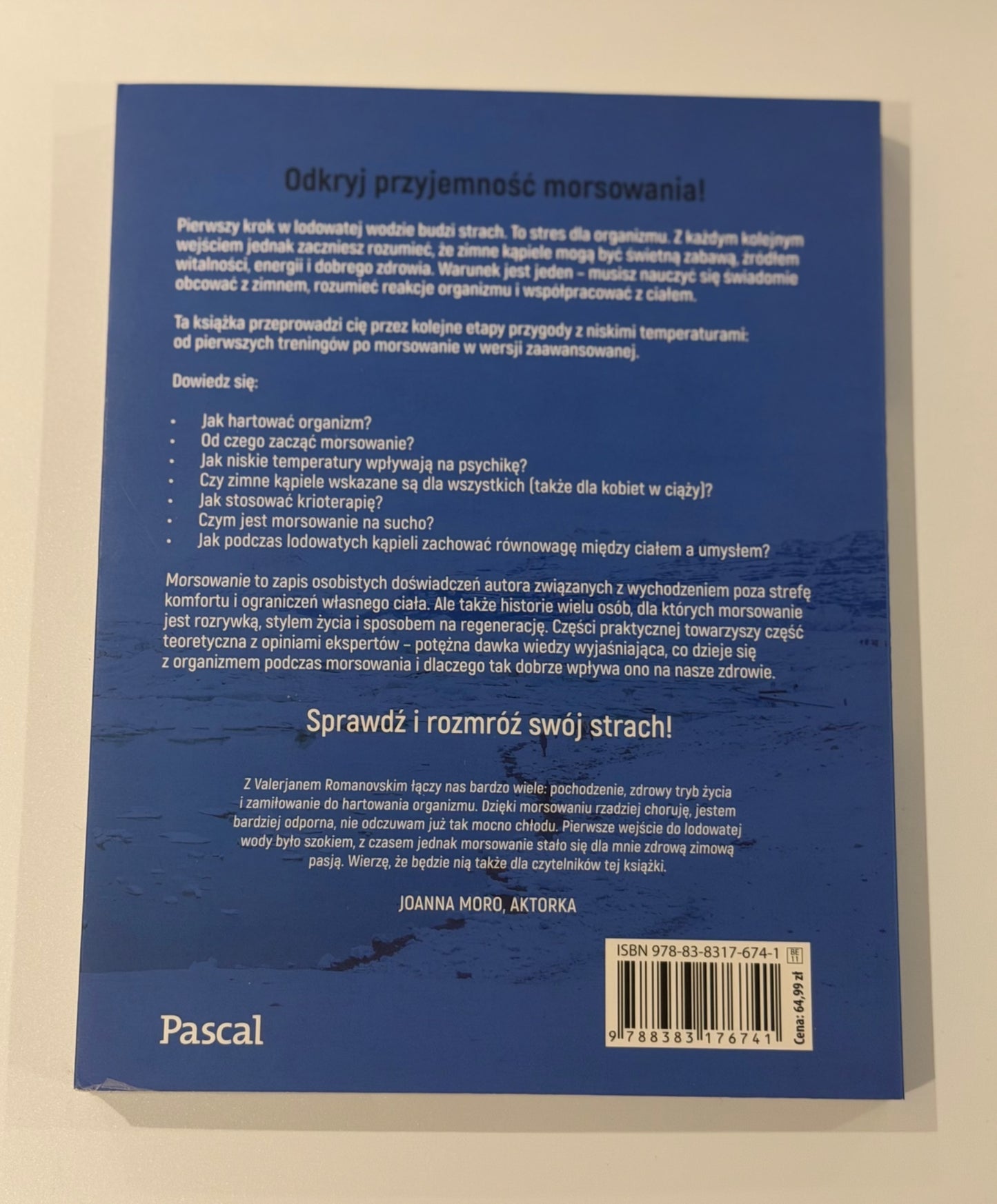 🇵🇱Polish Book - Valerjan Romanovski - Morsowanie. Jak świadomie obcować z zimnem