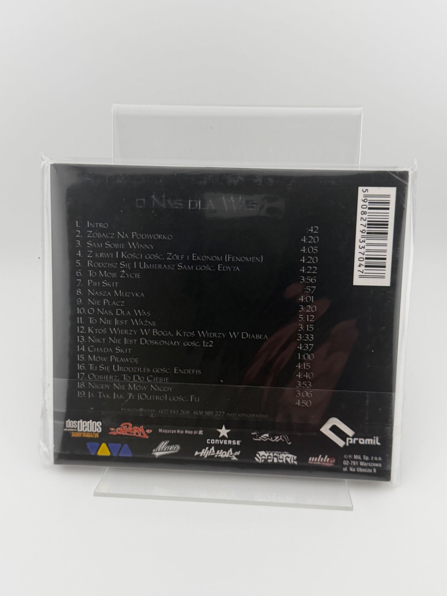 🇵🇱Polish Hip Hop CD - Chada & Pih - O Nas Dla Was Polski Hip Hop Polski Rap