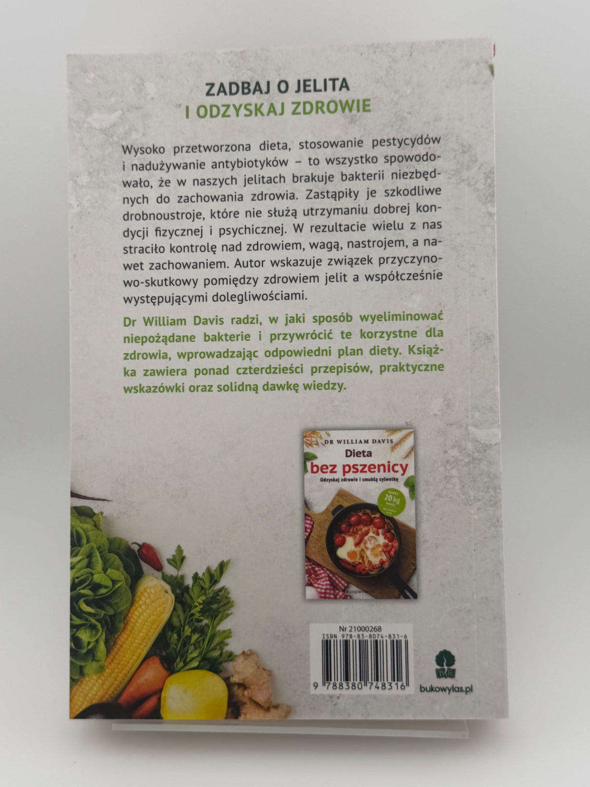 🇵🇱Polish Book - Dr William Davis - Zdrowie kryje się w jelitach