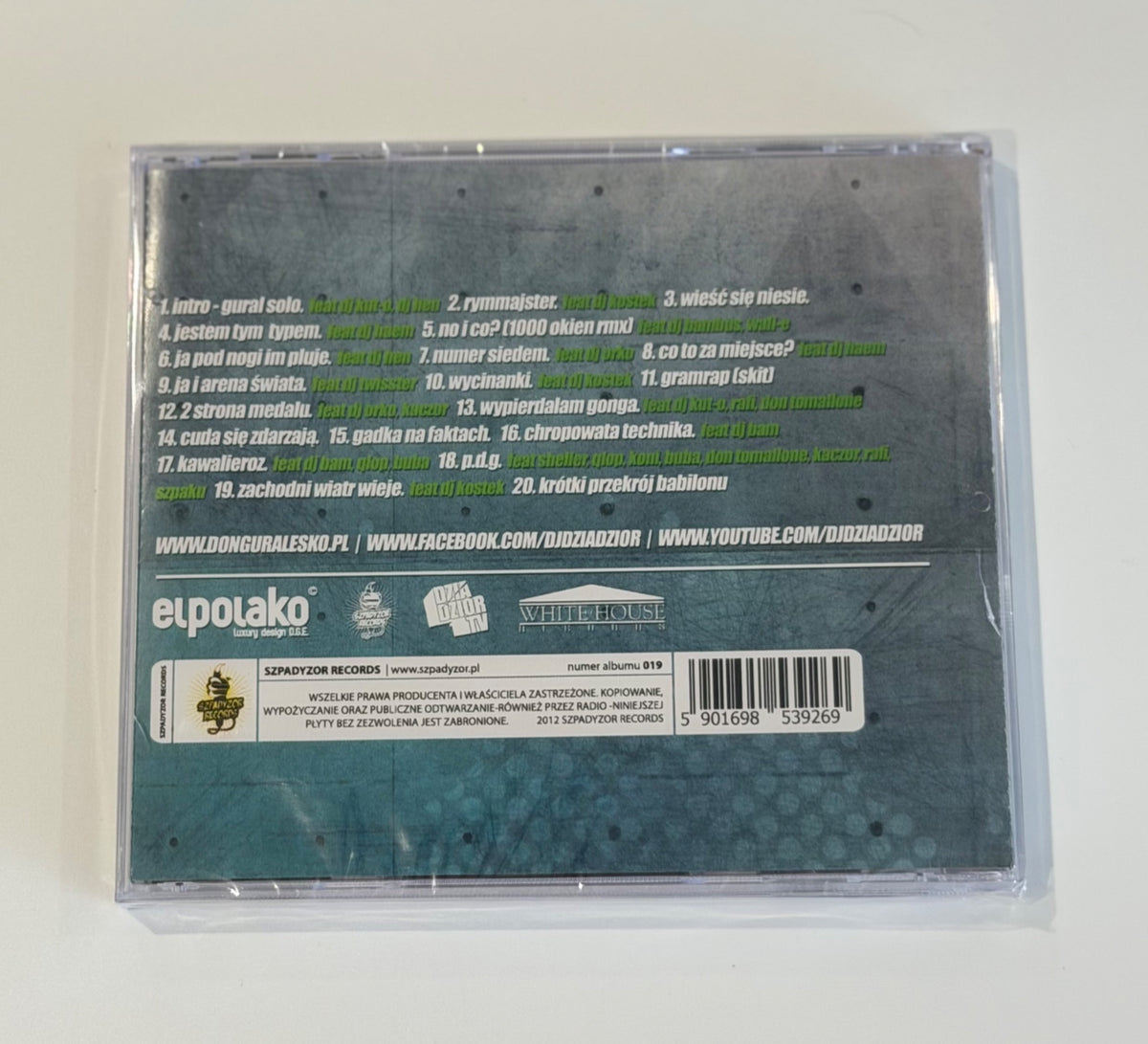 🇵🇱Polish Hip Hop CD - donGuralesko - Opowieści z betonowego lasu (Reedycja, 2012)