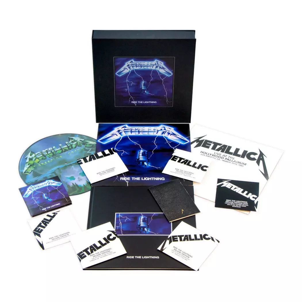 METALLICA – RIDE THE LIGHTNING – REMASTERED DELUXE BOX SET (2016)  – LIMITED – SEALED RARE